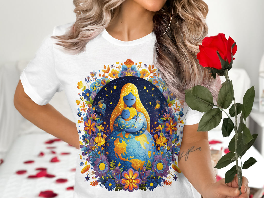 Mother Earth Hugging Baby Earth T-Shirt Product