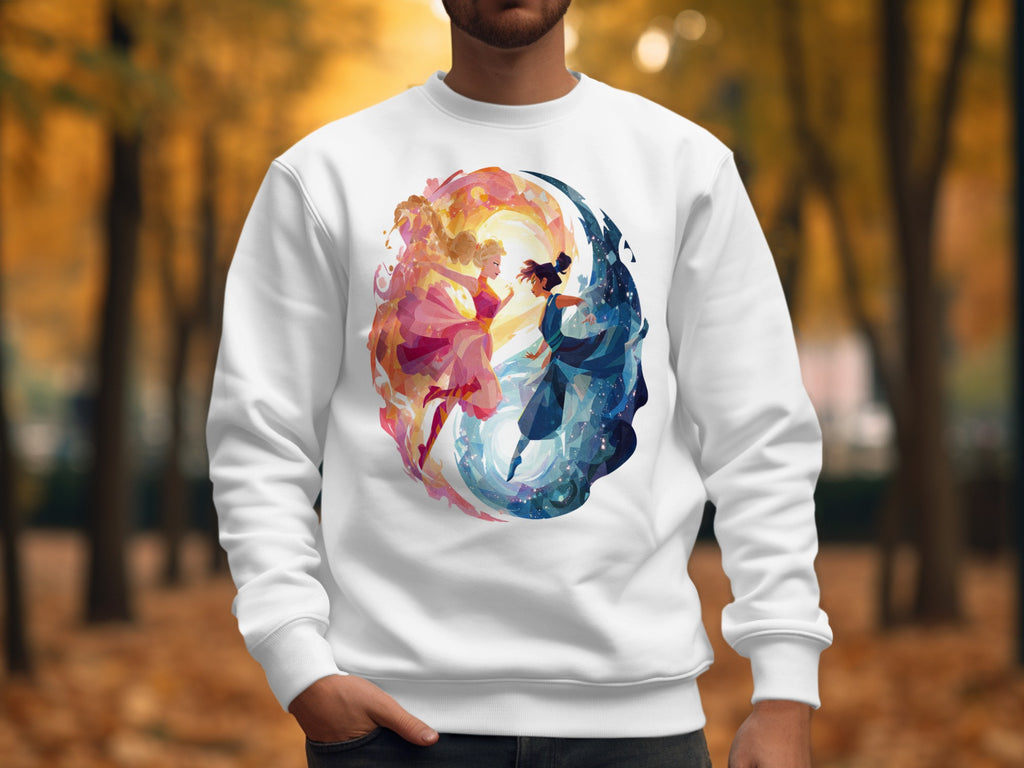 Fantasy Inspired Yin Yang Design Sweatshirt Product