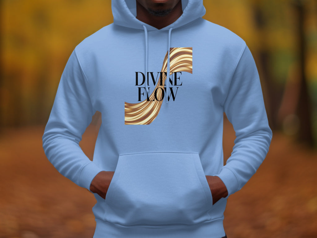 Divine Flow Abstract Design Hoodie