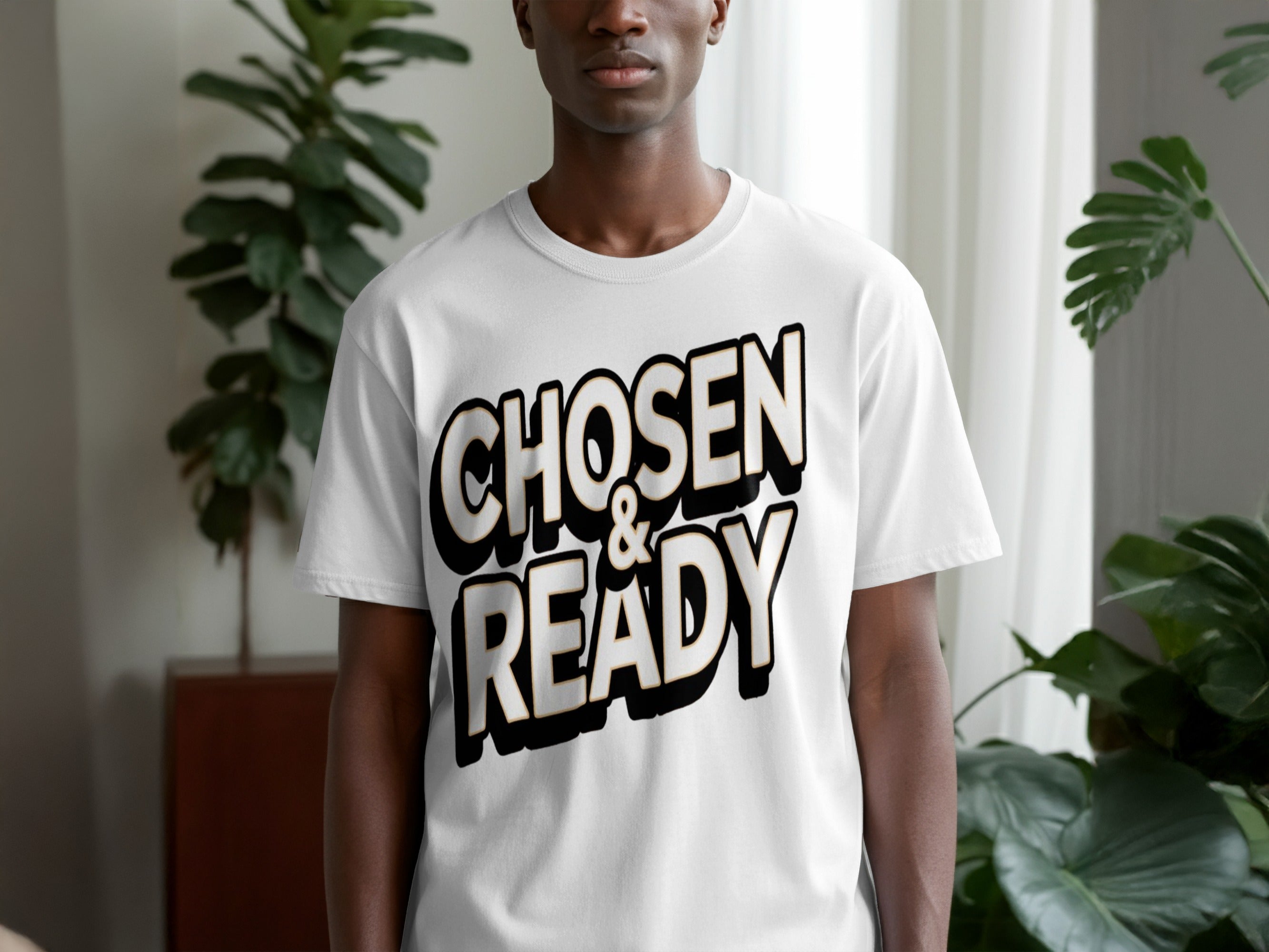 Chosen & Ready Graphic Design Casual Wear Shirt