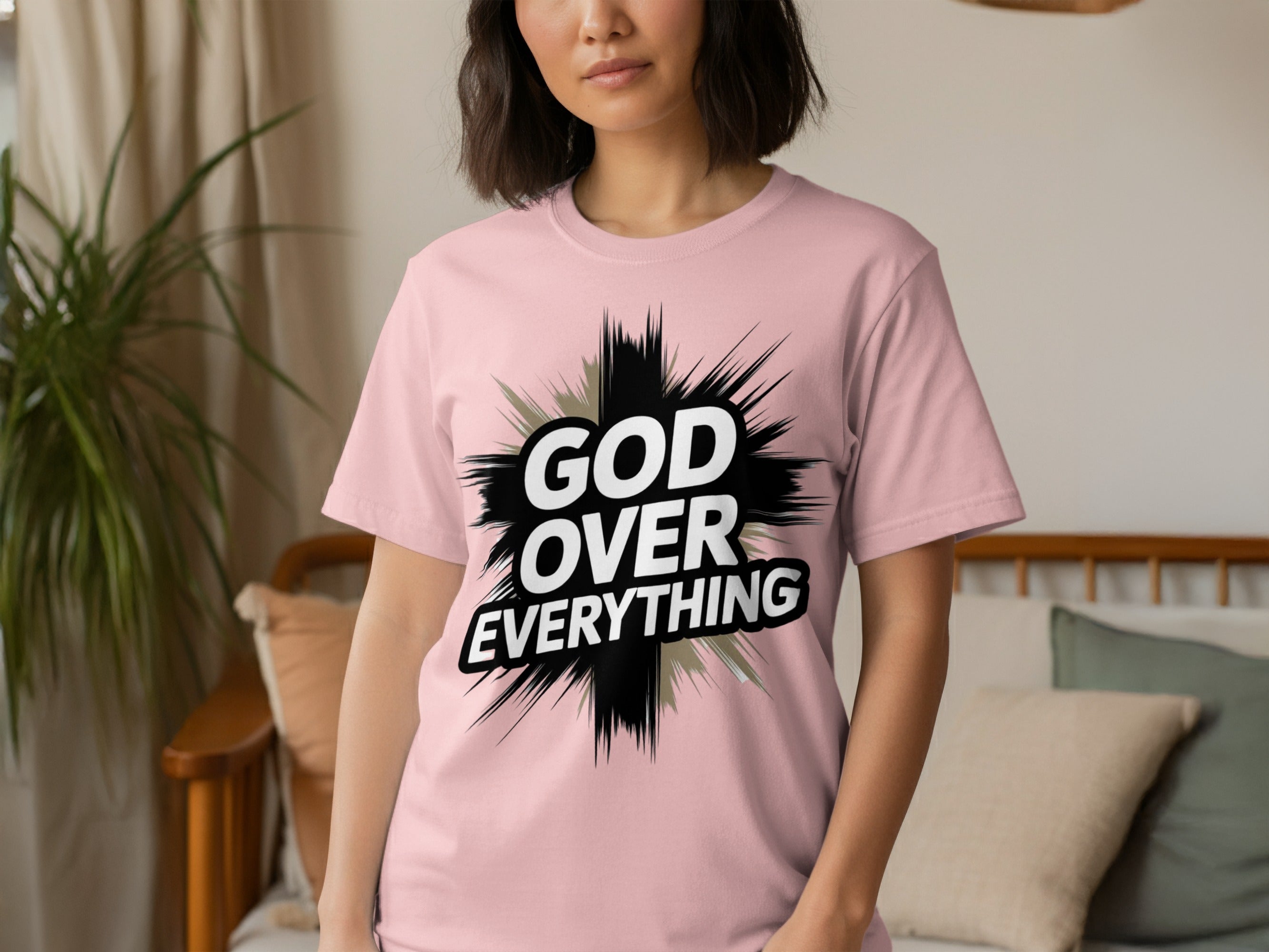 GOD OVER EVERYTHING Graphic T-shirt