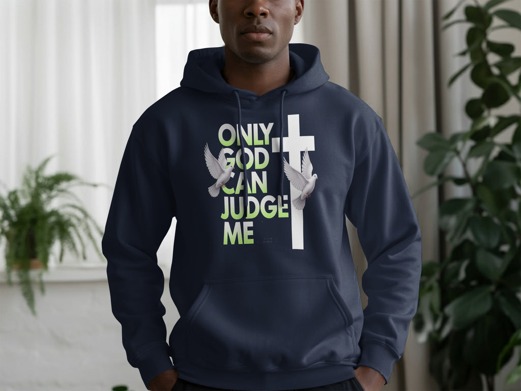 Only God Can Judge Me Cross Hoodie Product