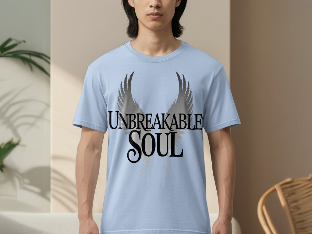 Unbreakable Soul Wings Graphic Design Shirt