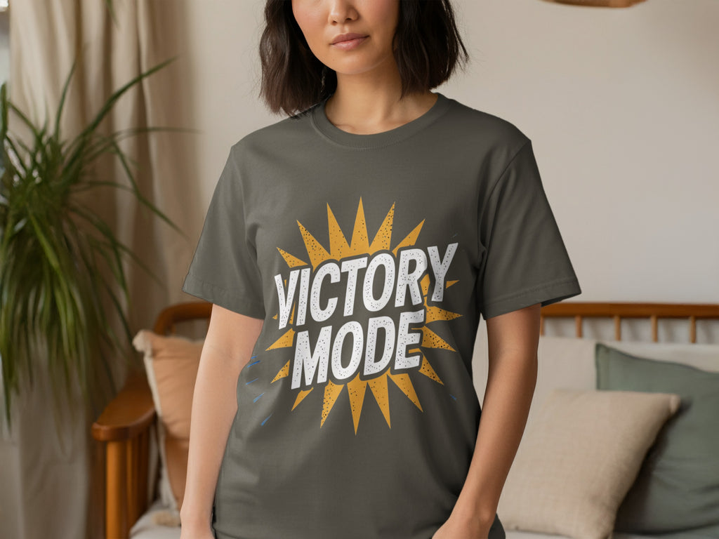 Victory Mode Graphic Tee for Empowered Fashion