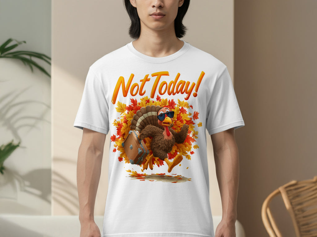 Not Today Turkey Graphic Print T-shirt Product