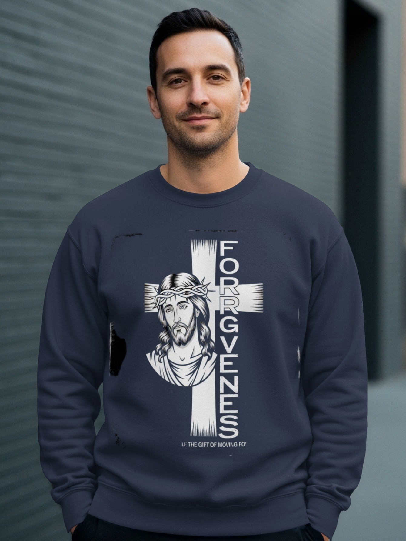Forgiveness Jesus Cross Graphic Sweatshirt Product