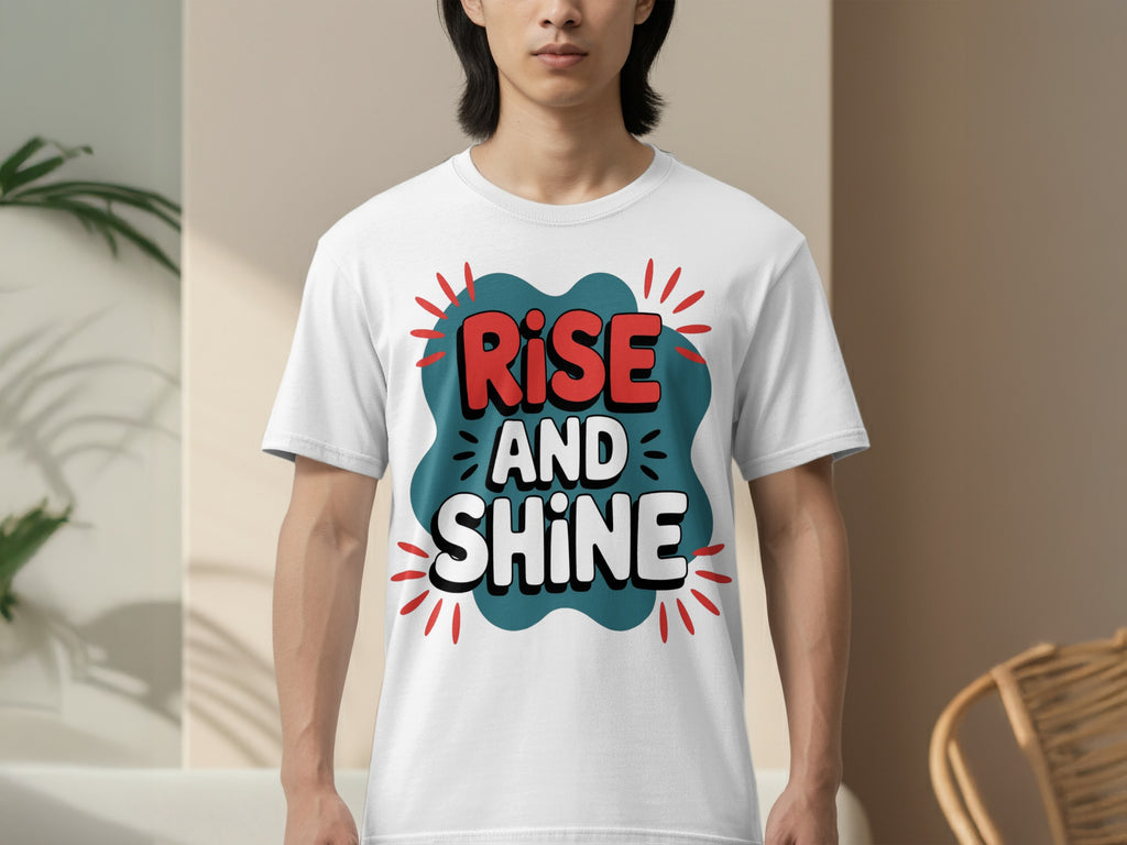 Rise and Shine Vibrant Graphic T-Shirt