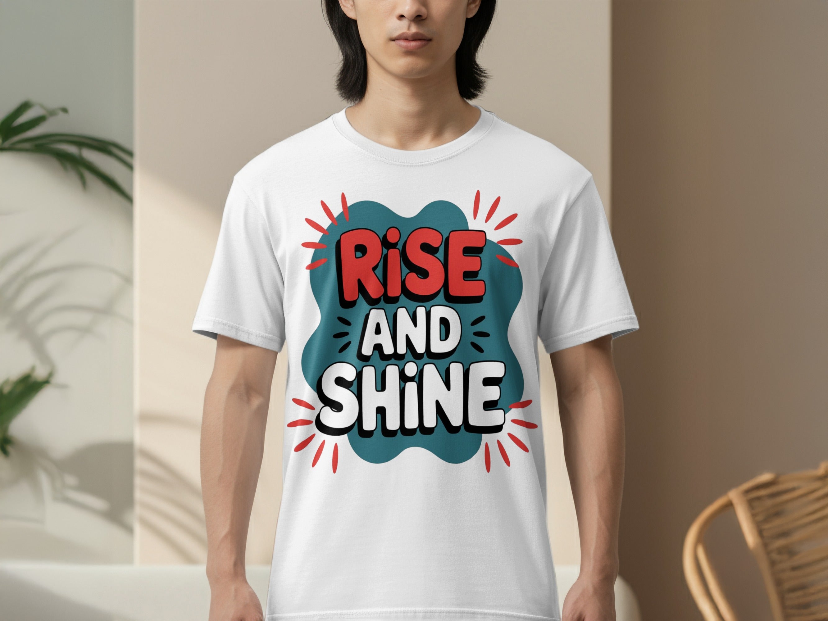 Rise and Shine Vibrant Graphic T-Shirt