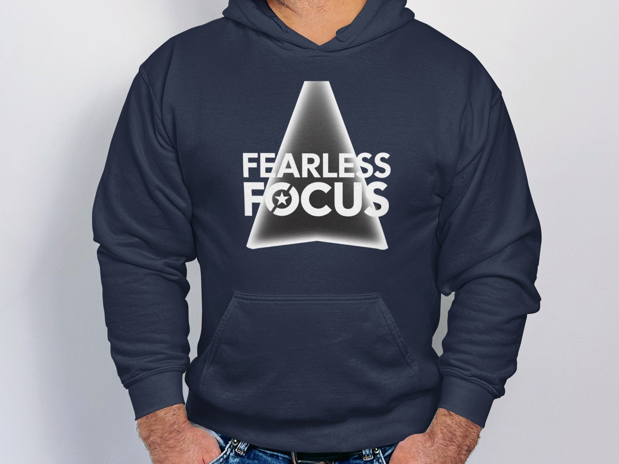 Fearless Focus Graphic Hoodie for Casual Comfort