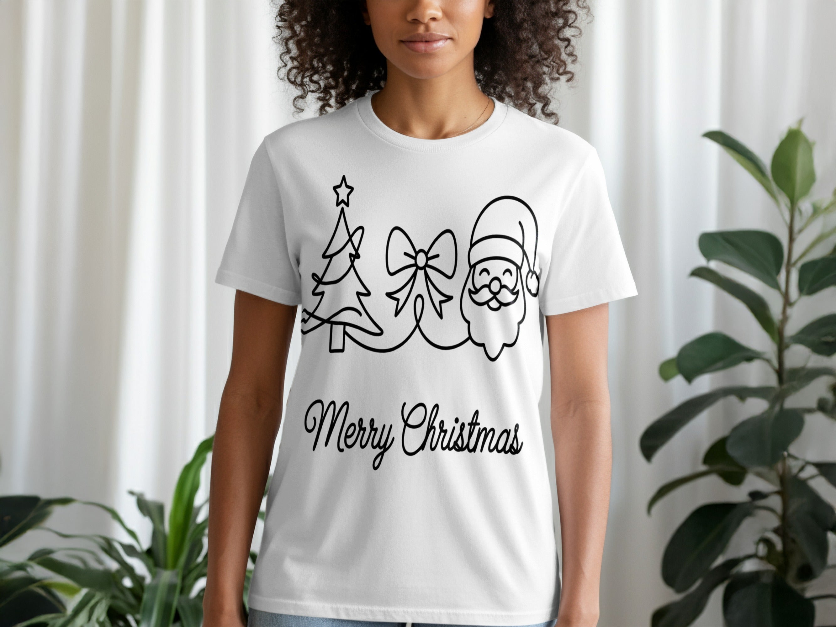 Festive Merry Christmas Graphic Tee for Holiday Celebrations