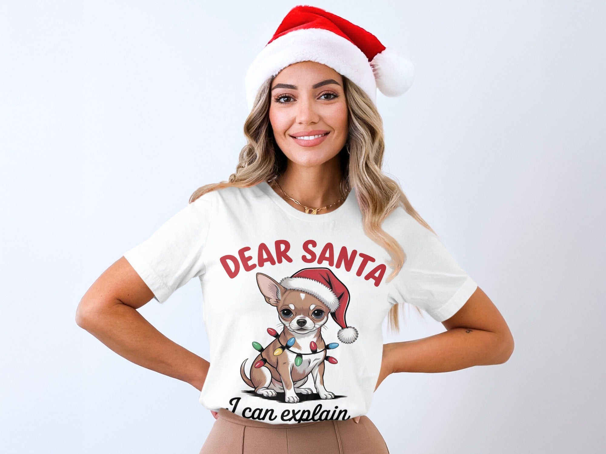 Dear Santa I Can Explain Chihuahua Christmas Shirt
