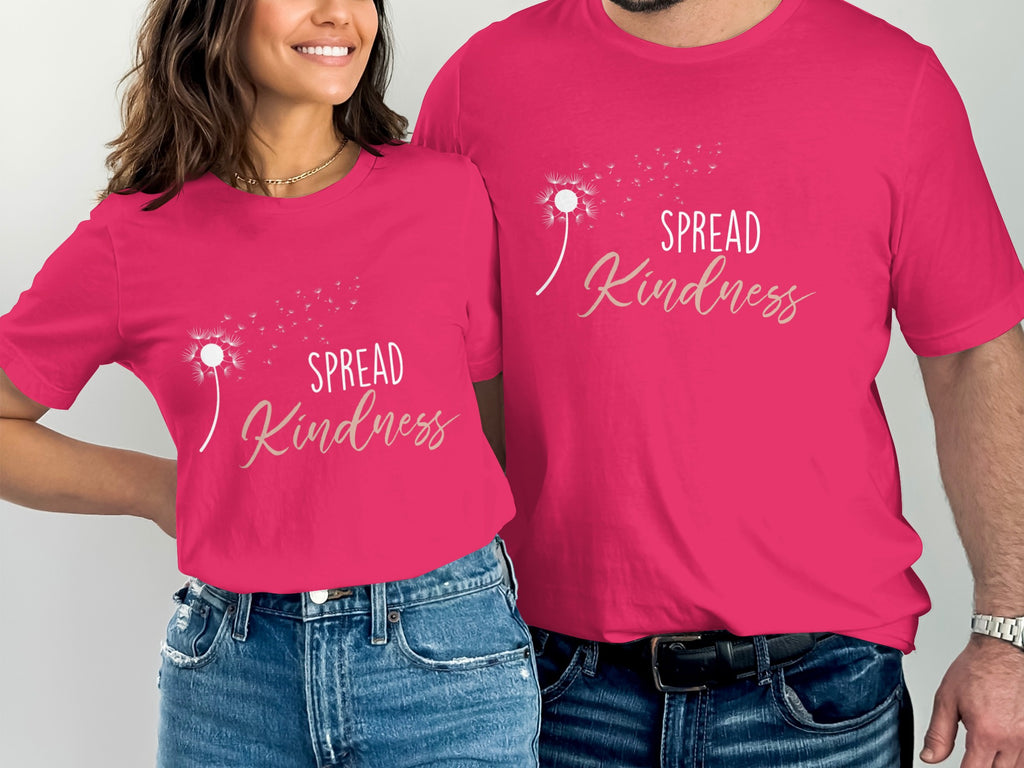 Spread Kindness with Dandelion Graphic Shirt