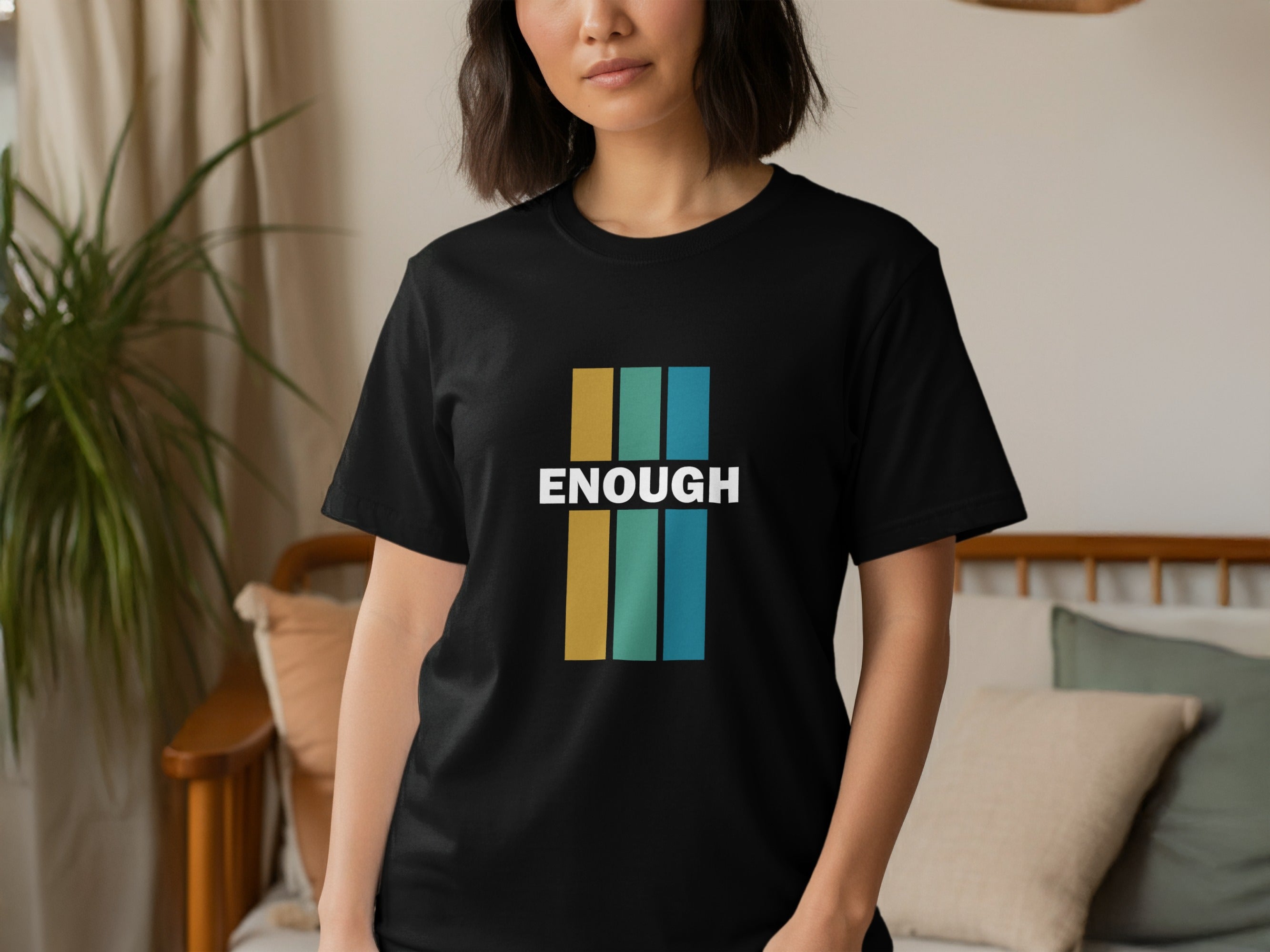 Minimalist Enough Statement Graphic Tee