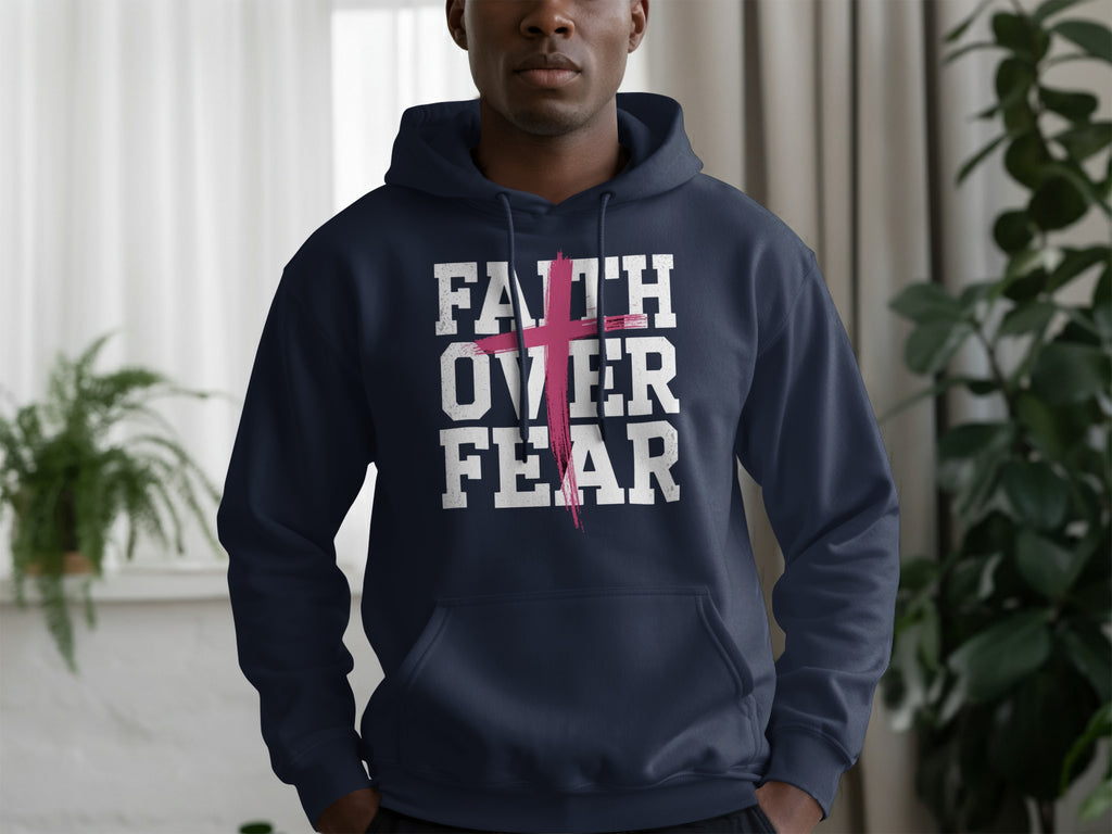 Faith Over Fear Inspirational Hoodie product