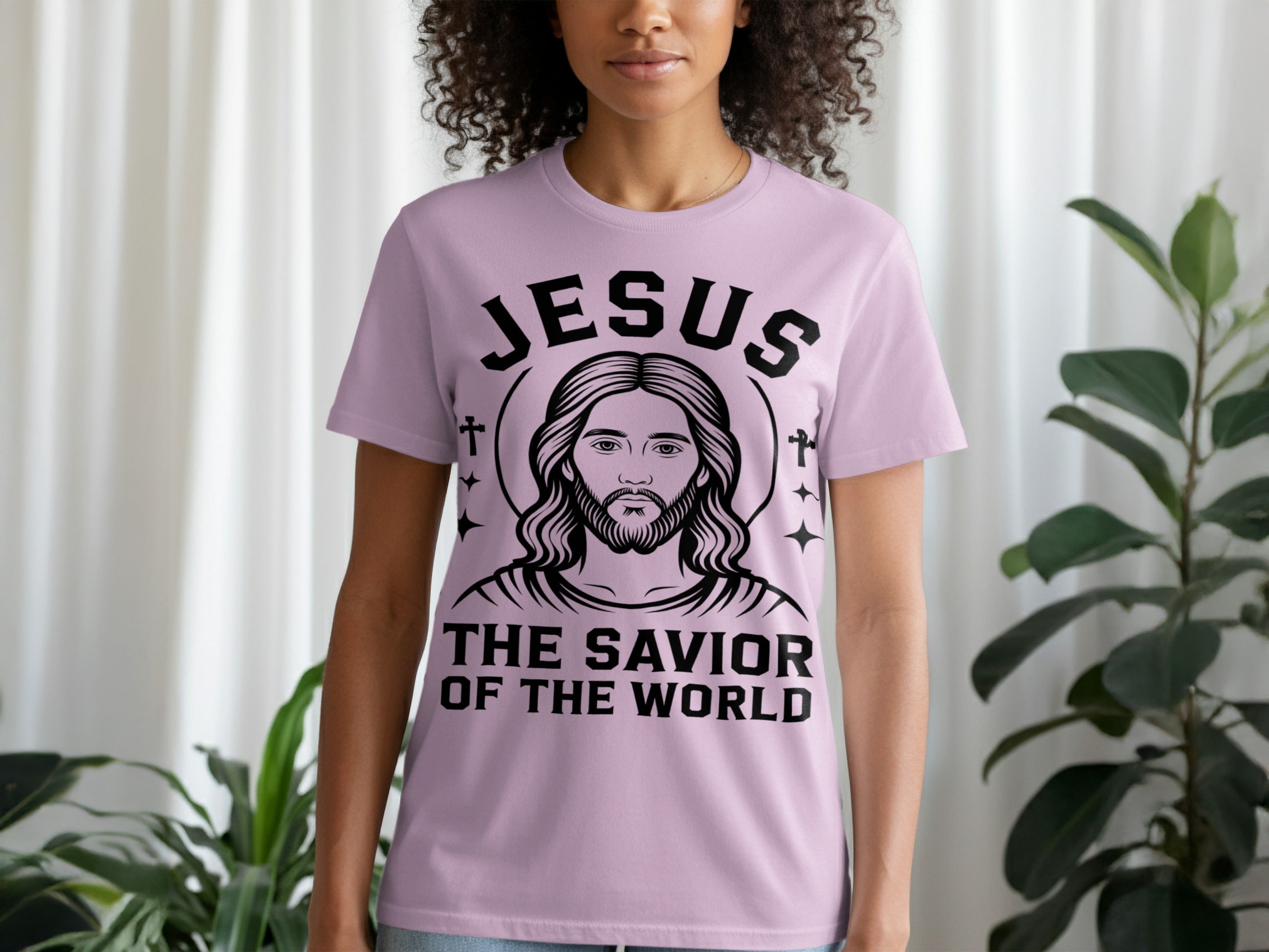 JESUS THE SAVIOR OF THE WORLD Inspiring Graphic Tee
