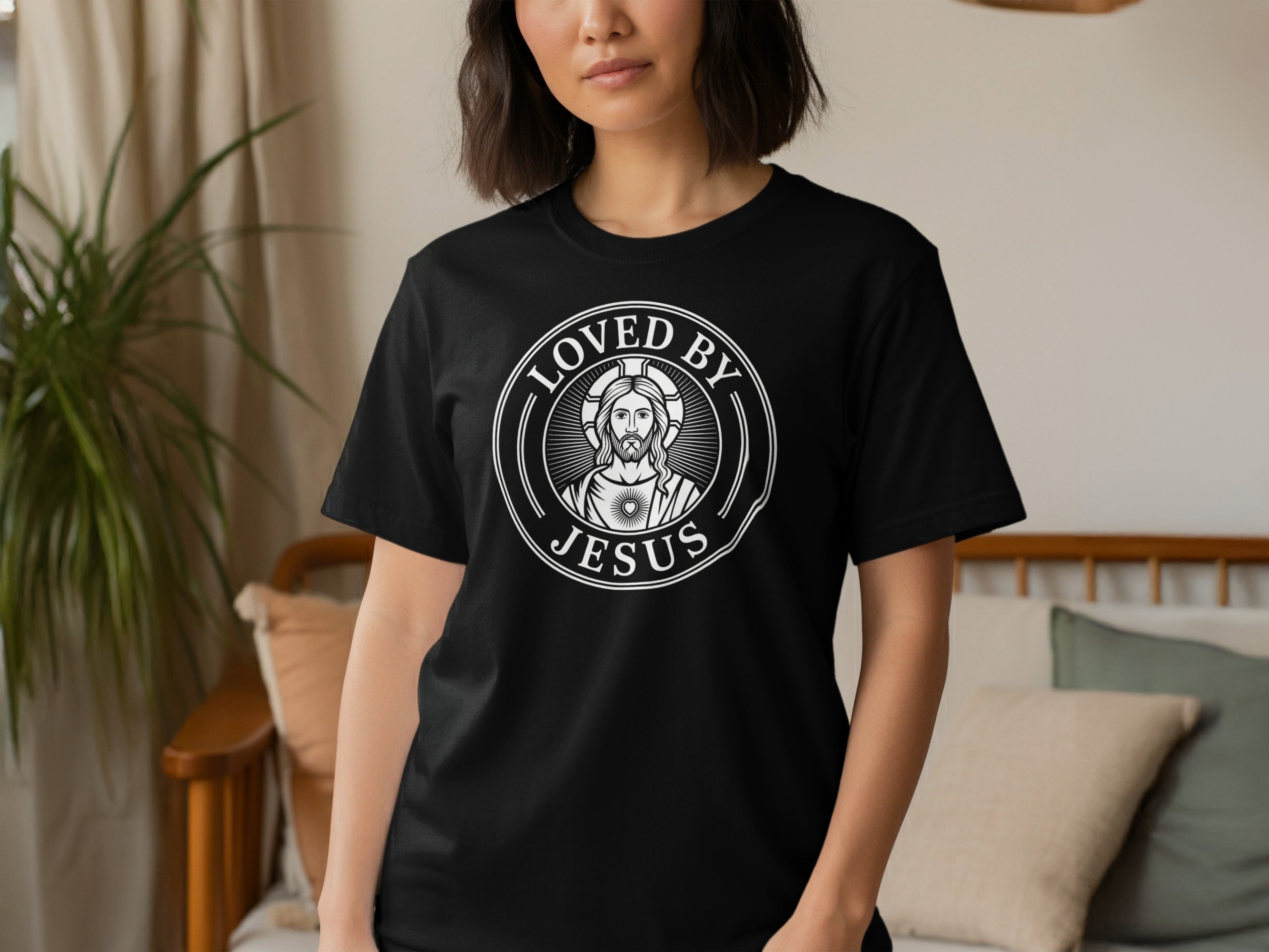 Loved By Jesus Graphic Women's T-Shirt