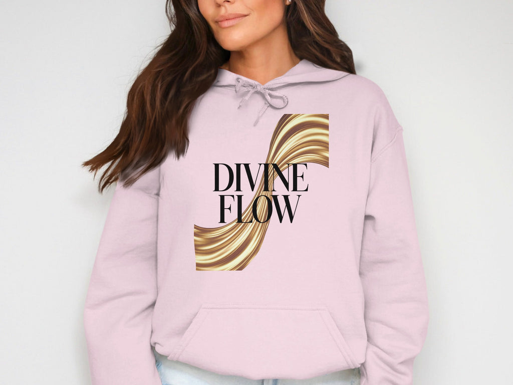 Divine Flow Graphic Hoodie for Everyday Comfort
