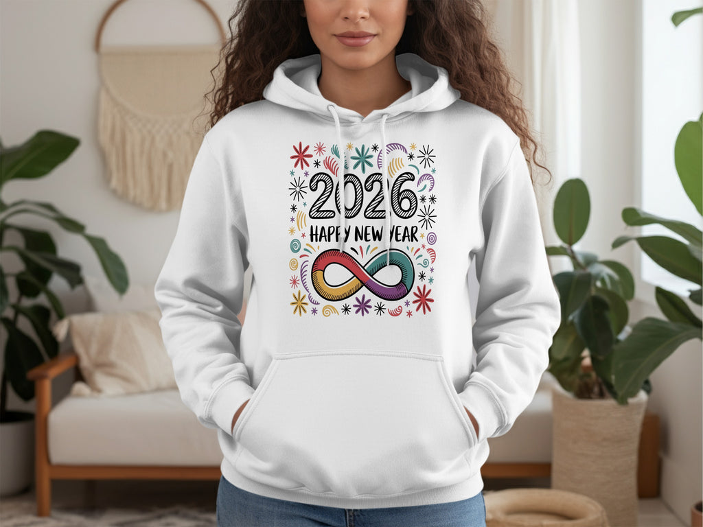 2024 Happy New Year Celebration Graphic Hoodie