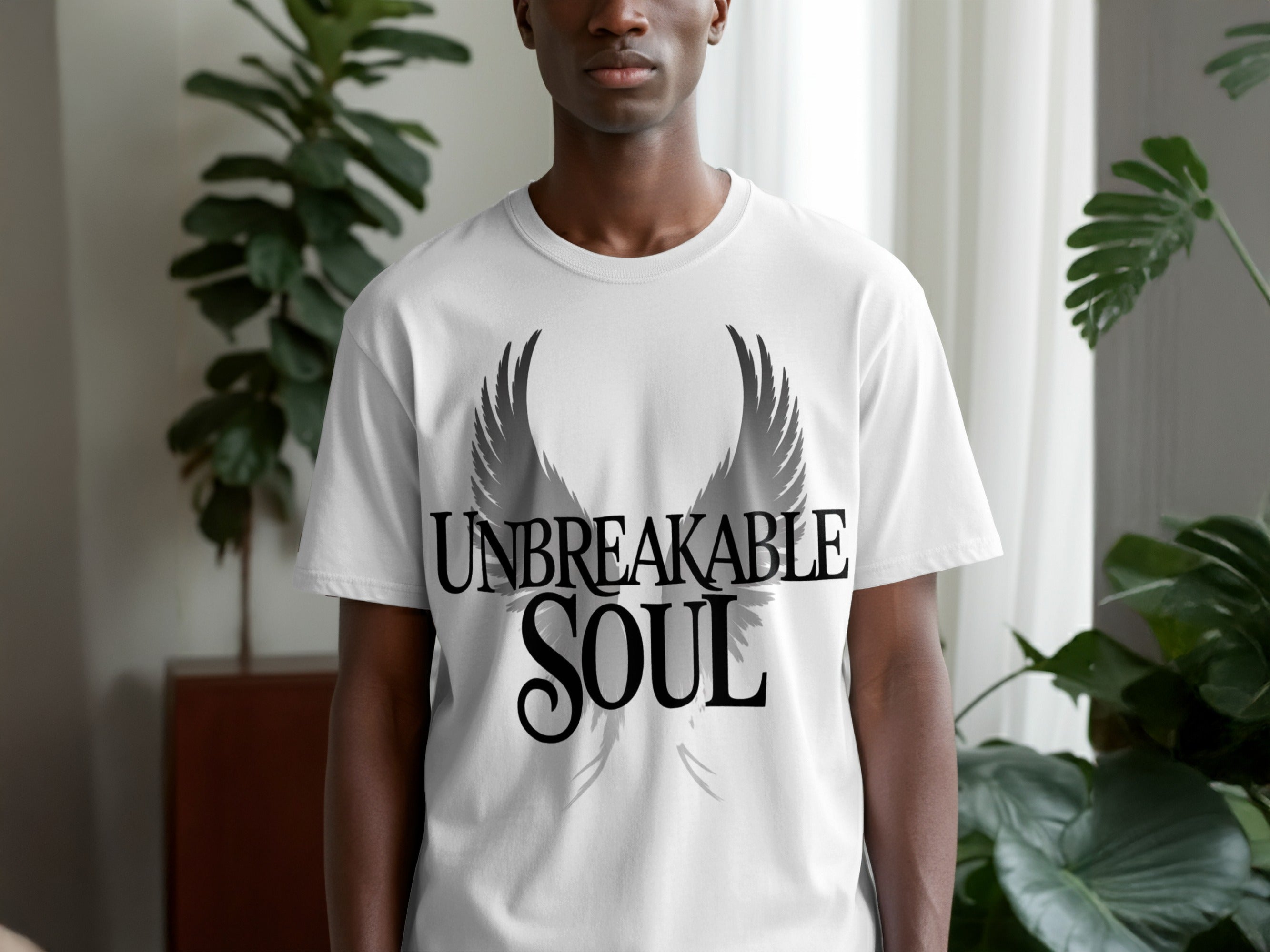 Unbreakable Soul Wings Graphic T-Shirt Design