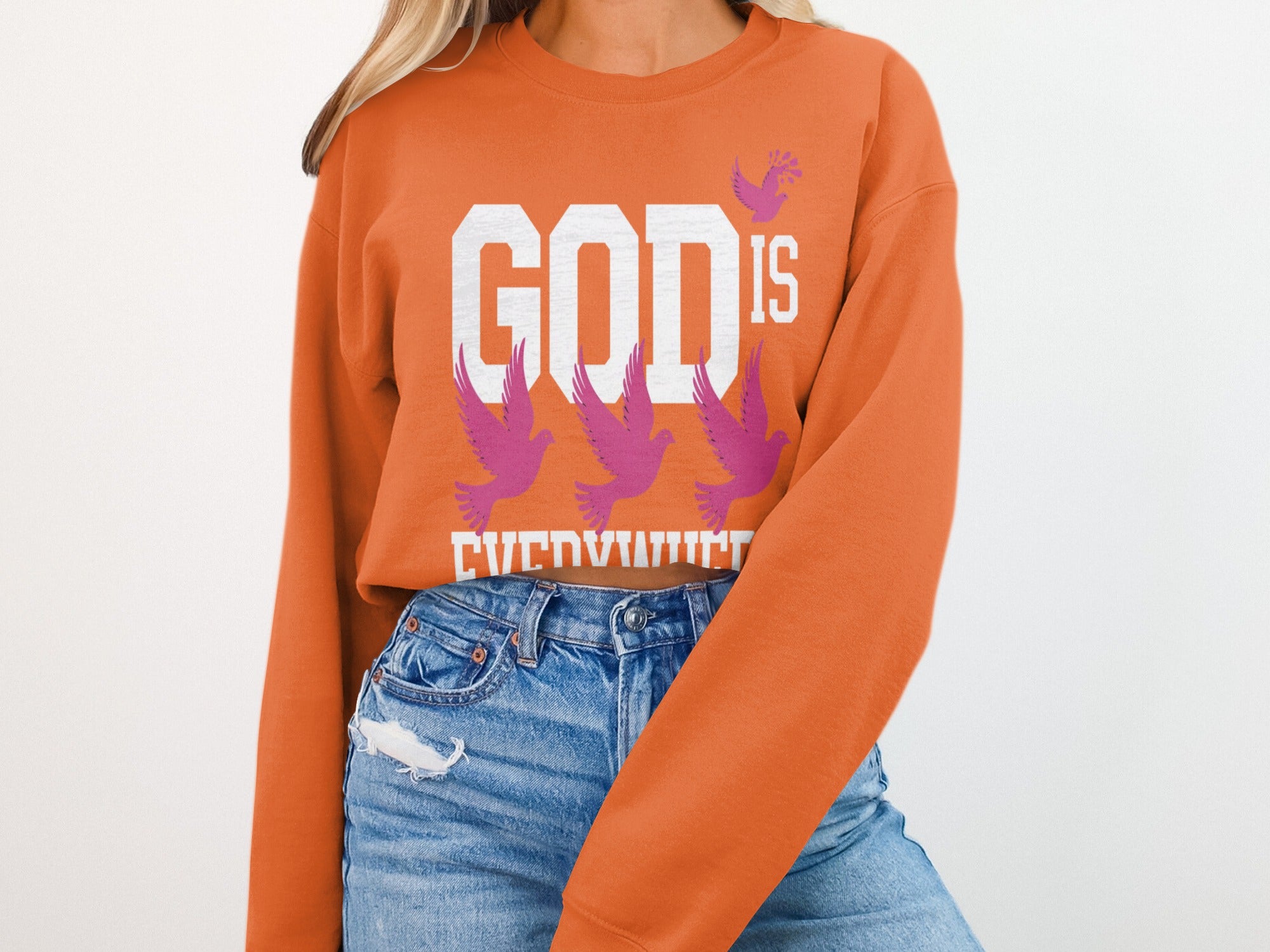 God Is Everywhere Casual Long Sleeve Shirt