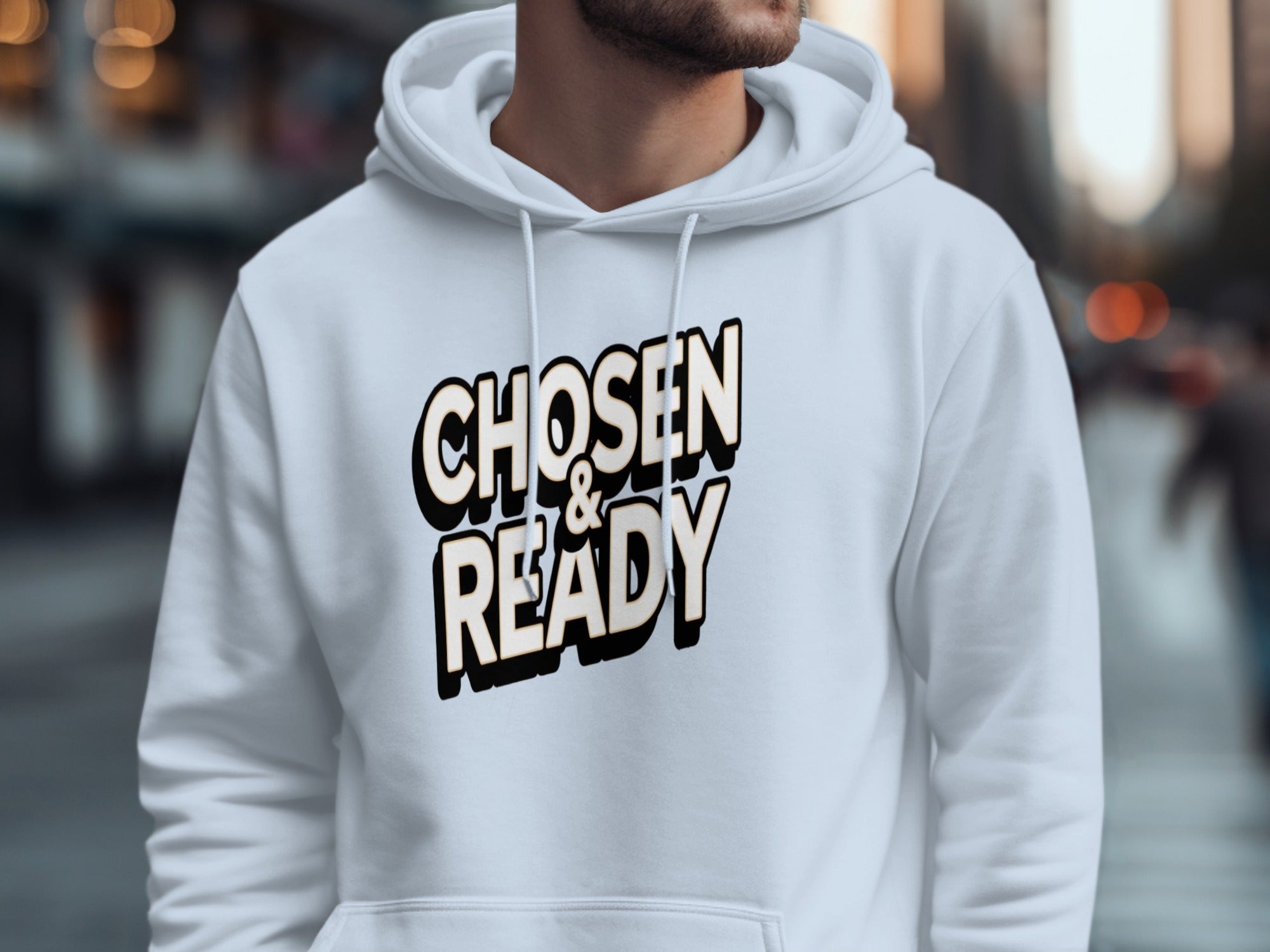 Chosen and Ready Graphic Hoodie Streetwear Fashion