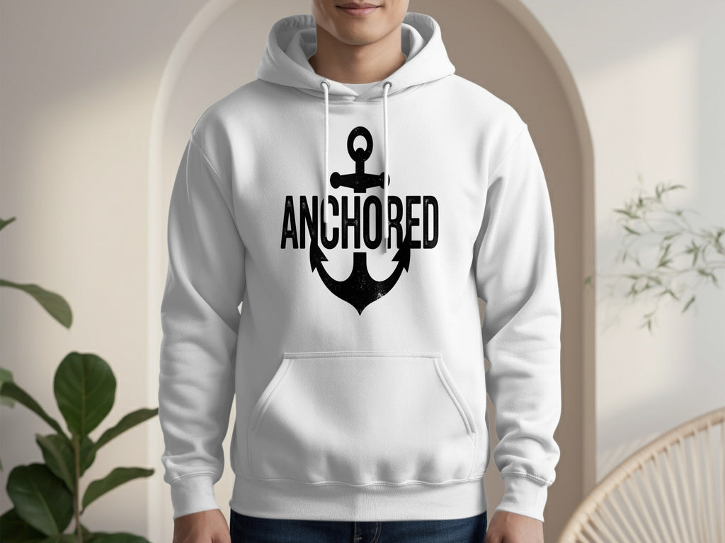 Anchored Graphic Hoodie Classic Design Casual Wear