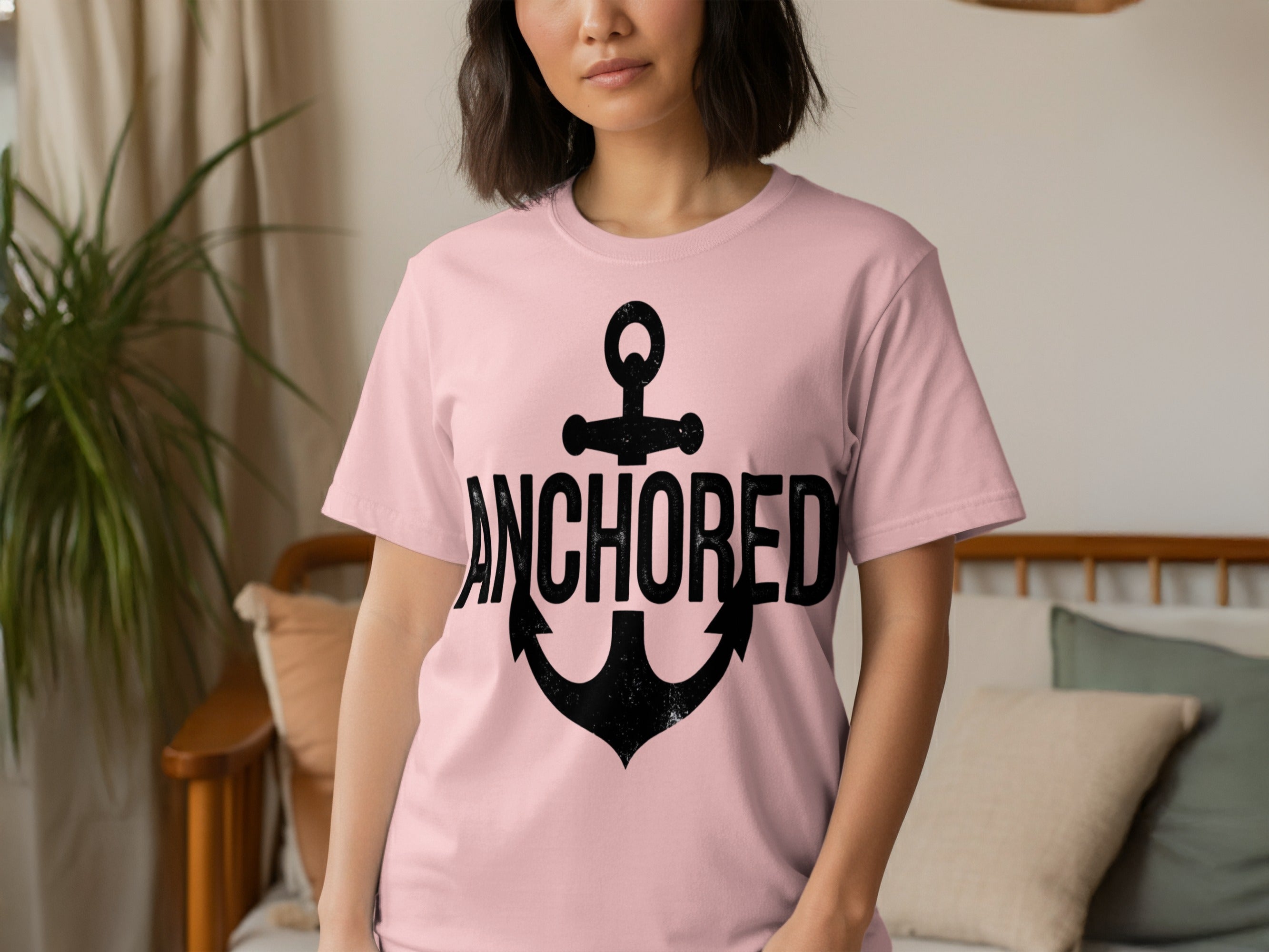 Anchored Anchor Graphic Tee Ideal for Everyday Wear