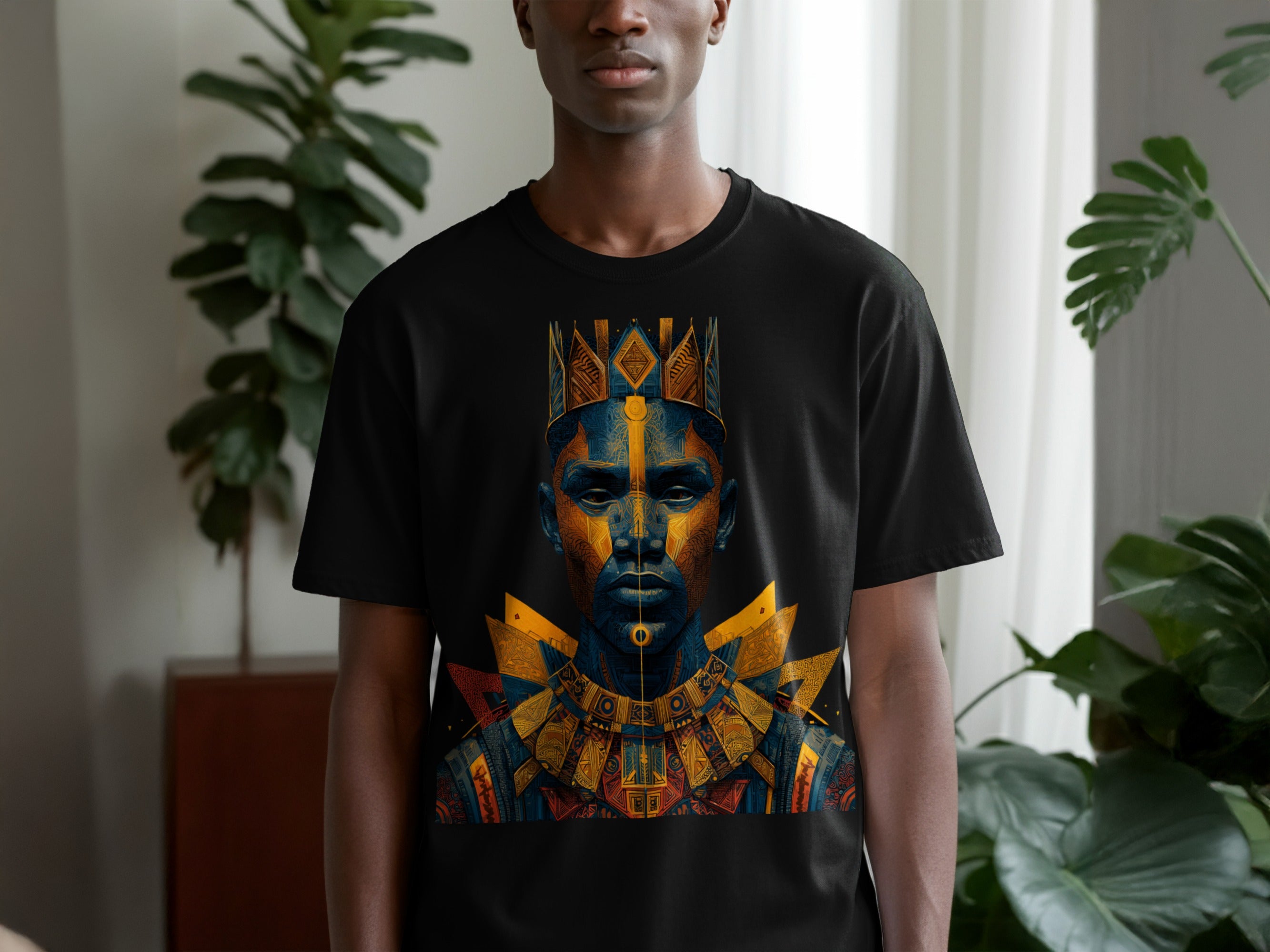 Intricately Designed Ancient Warrior Art T-Shirt