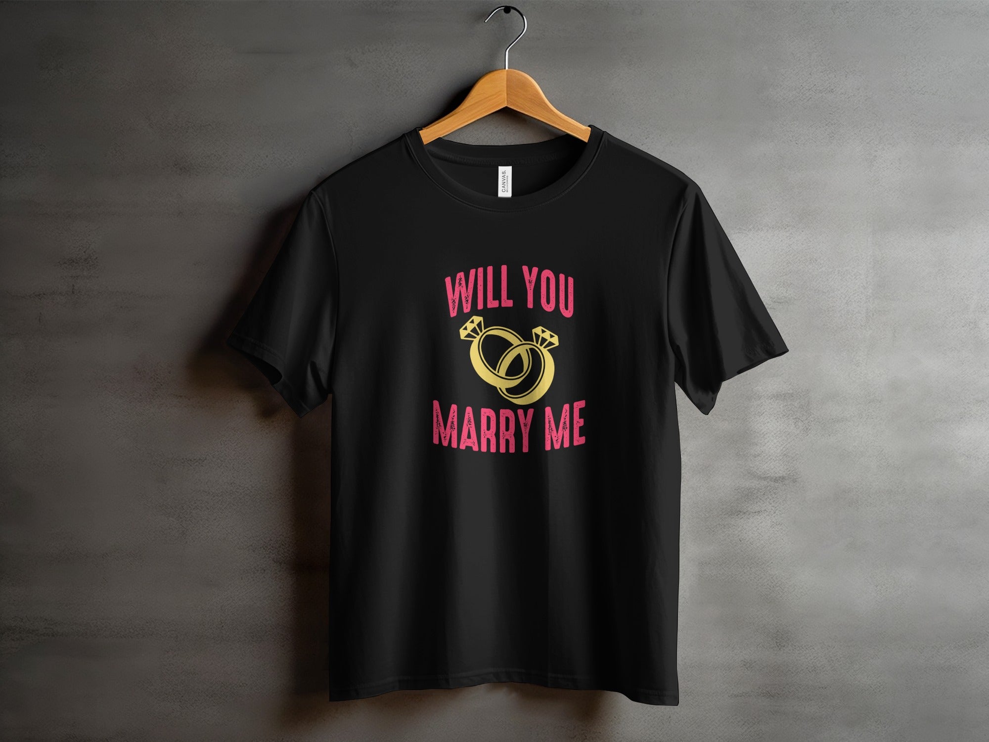 Will You Marry Me T-shirt proposal engagement gift