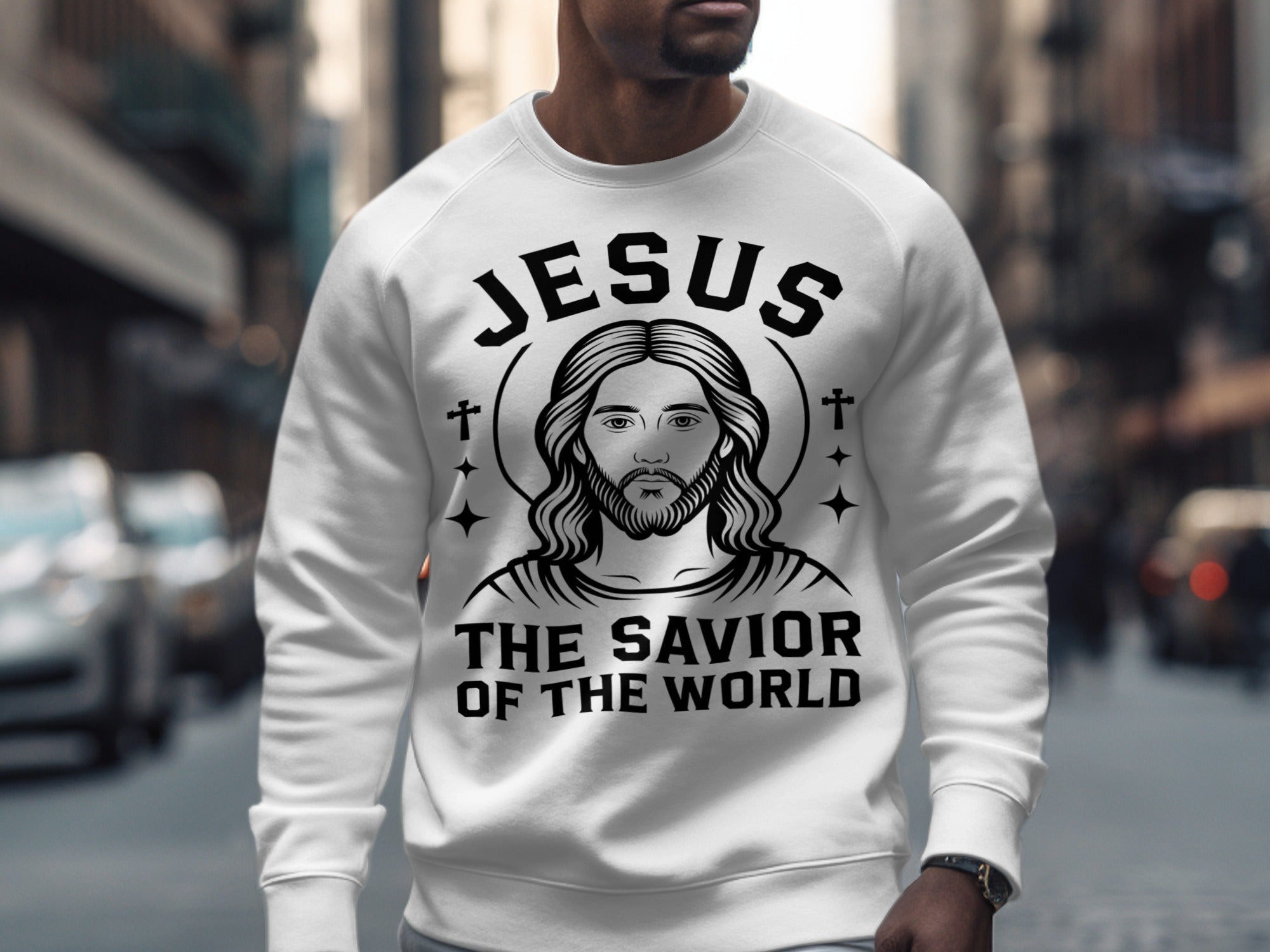 Jesus The Savior Of The World Sweatshirt