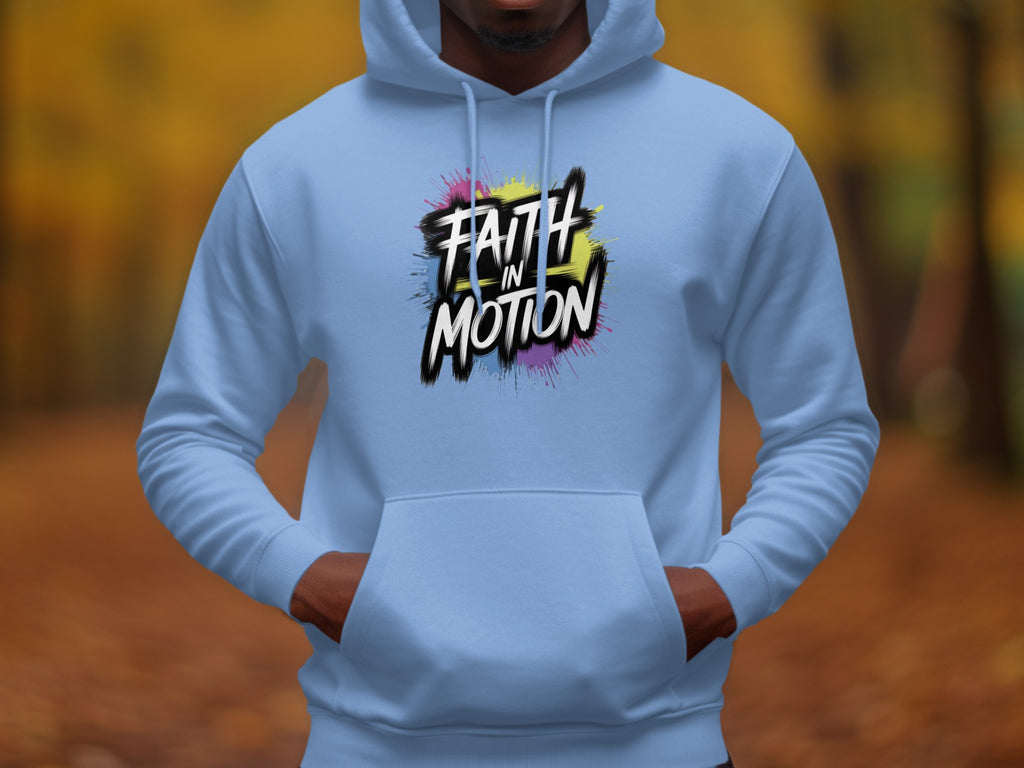 Faith In Motion Graphic Hoodie Casual Wear