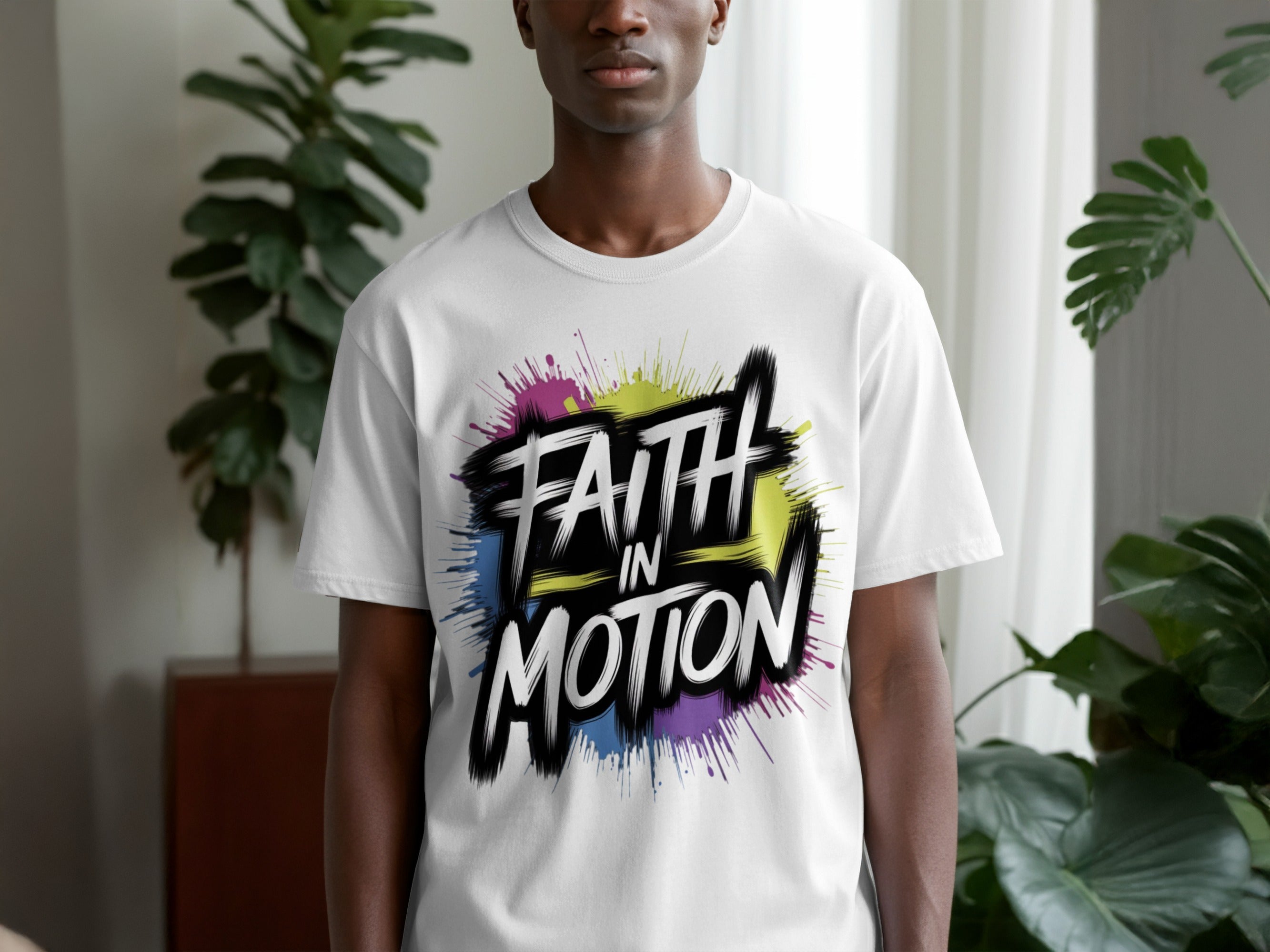 Faith in Motion Graphic Casual T-shirt Product