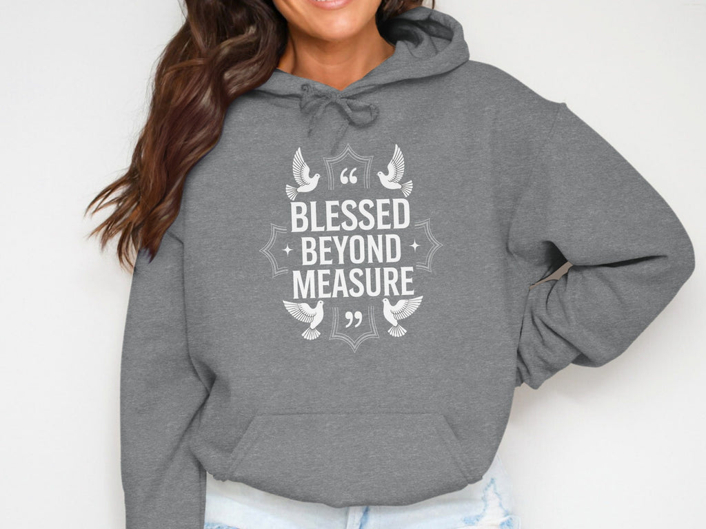 Blessed Beyond Measure Graphic Hoodie Sweatshirt