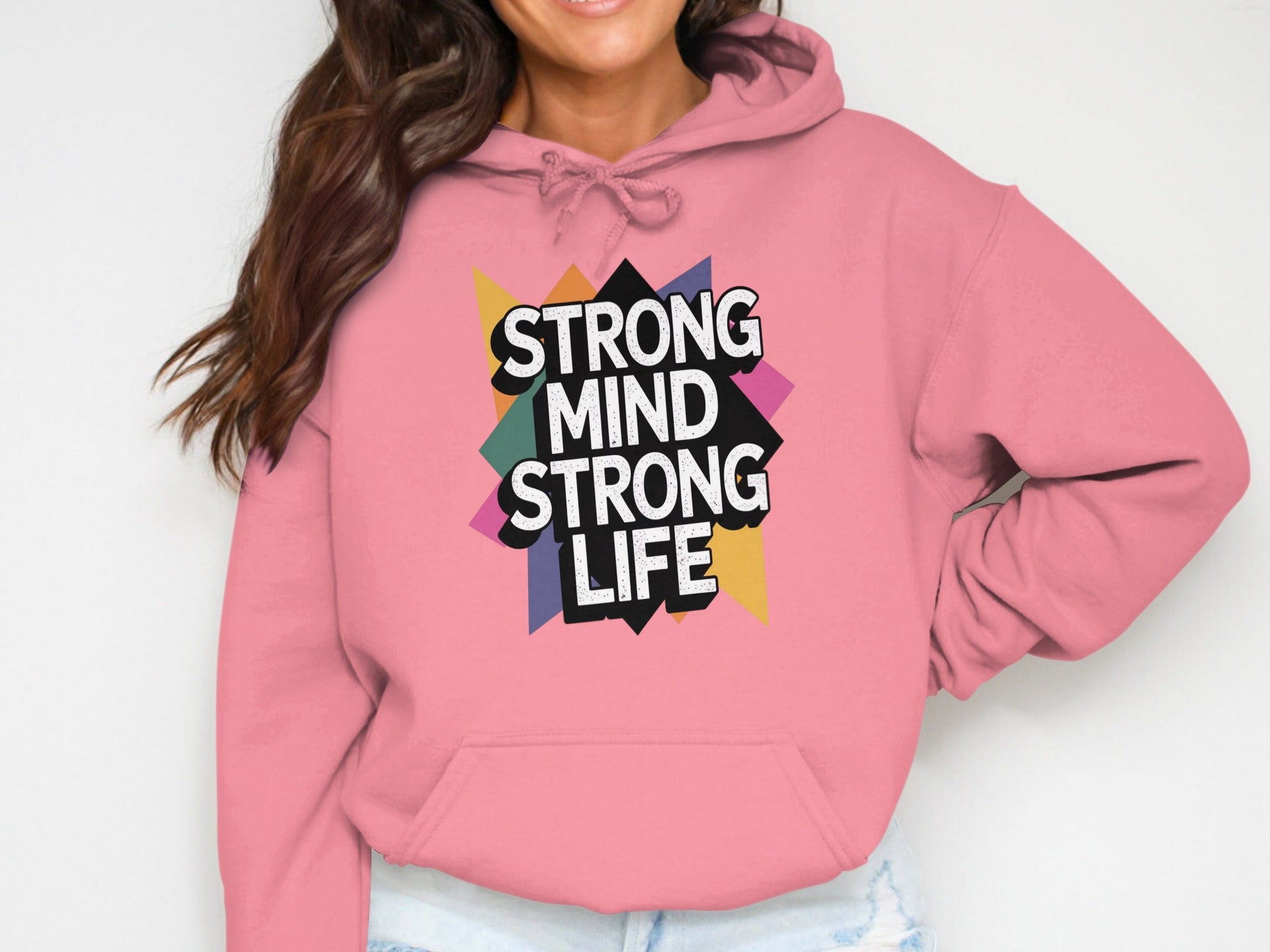 Strong Mind Strong Life Motivational Hoodie