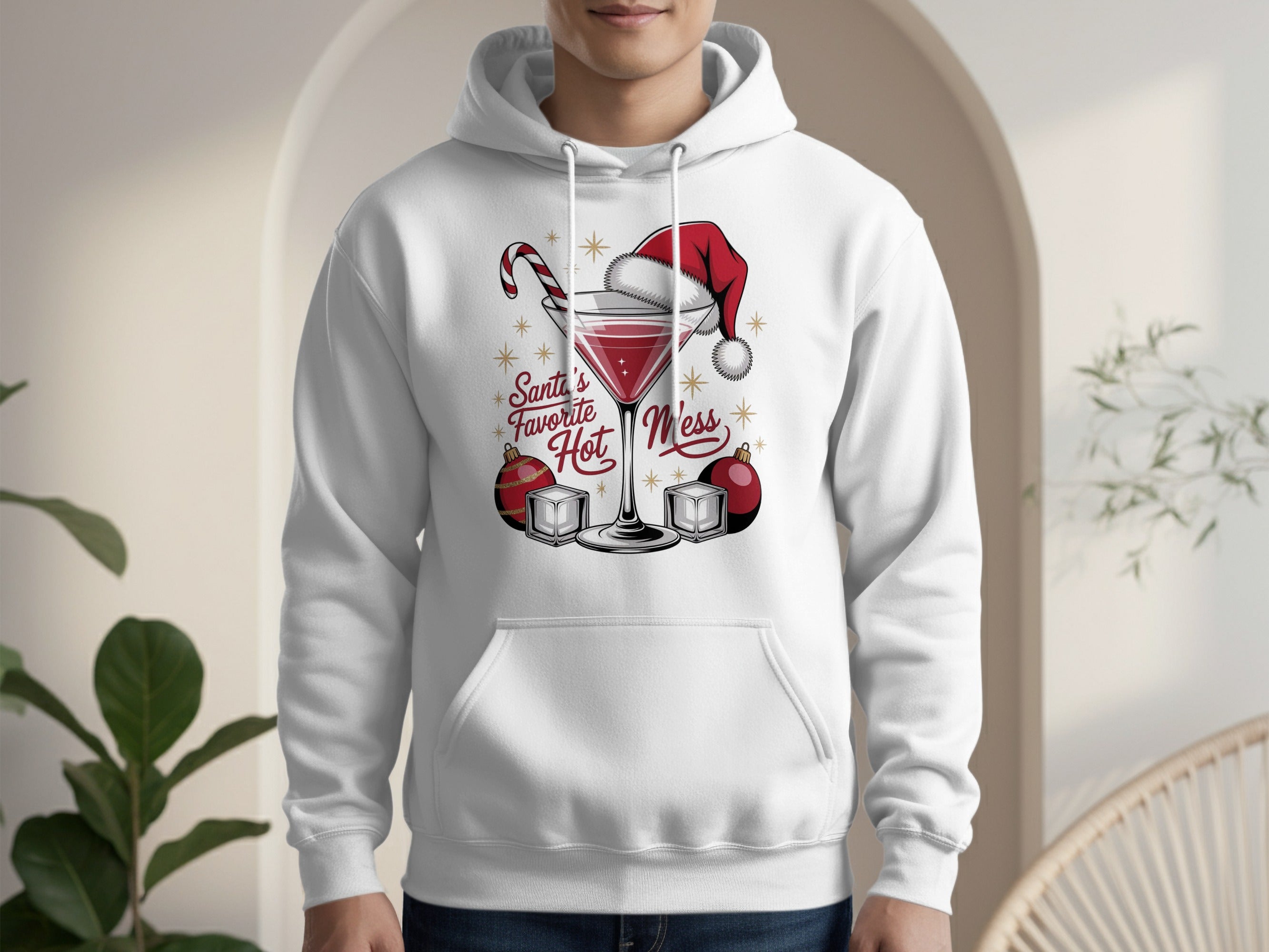 Santa's Favorite Hot Mess Holiday Hoodie