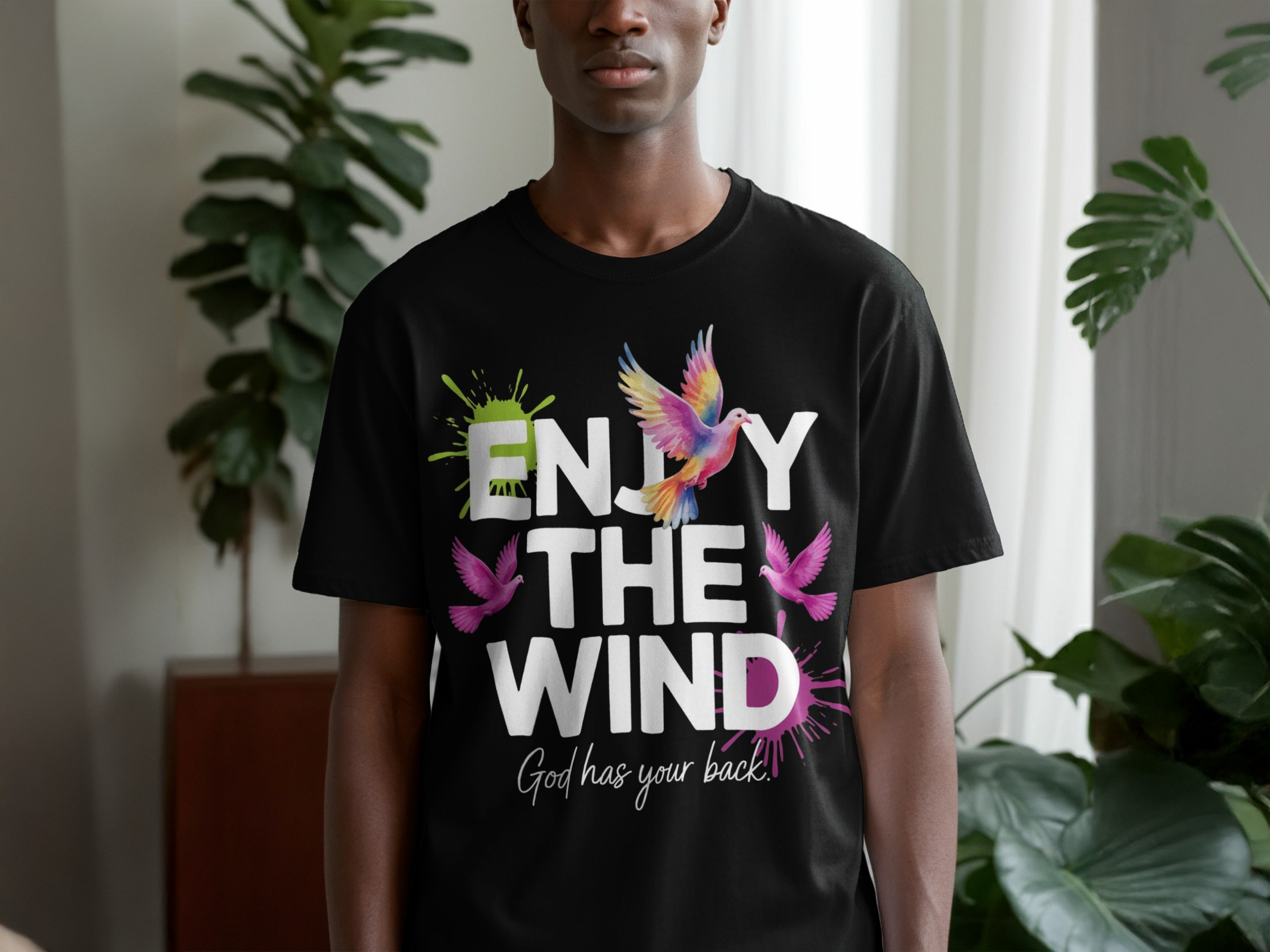 Enjoy The Wind God Has Your Back T-shirt
