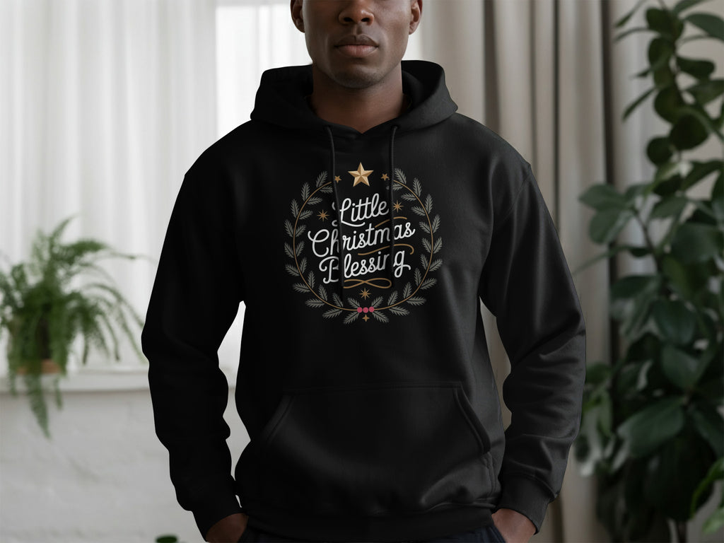Little Christmas Blessing Holiday Hoodie for Festive Season
