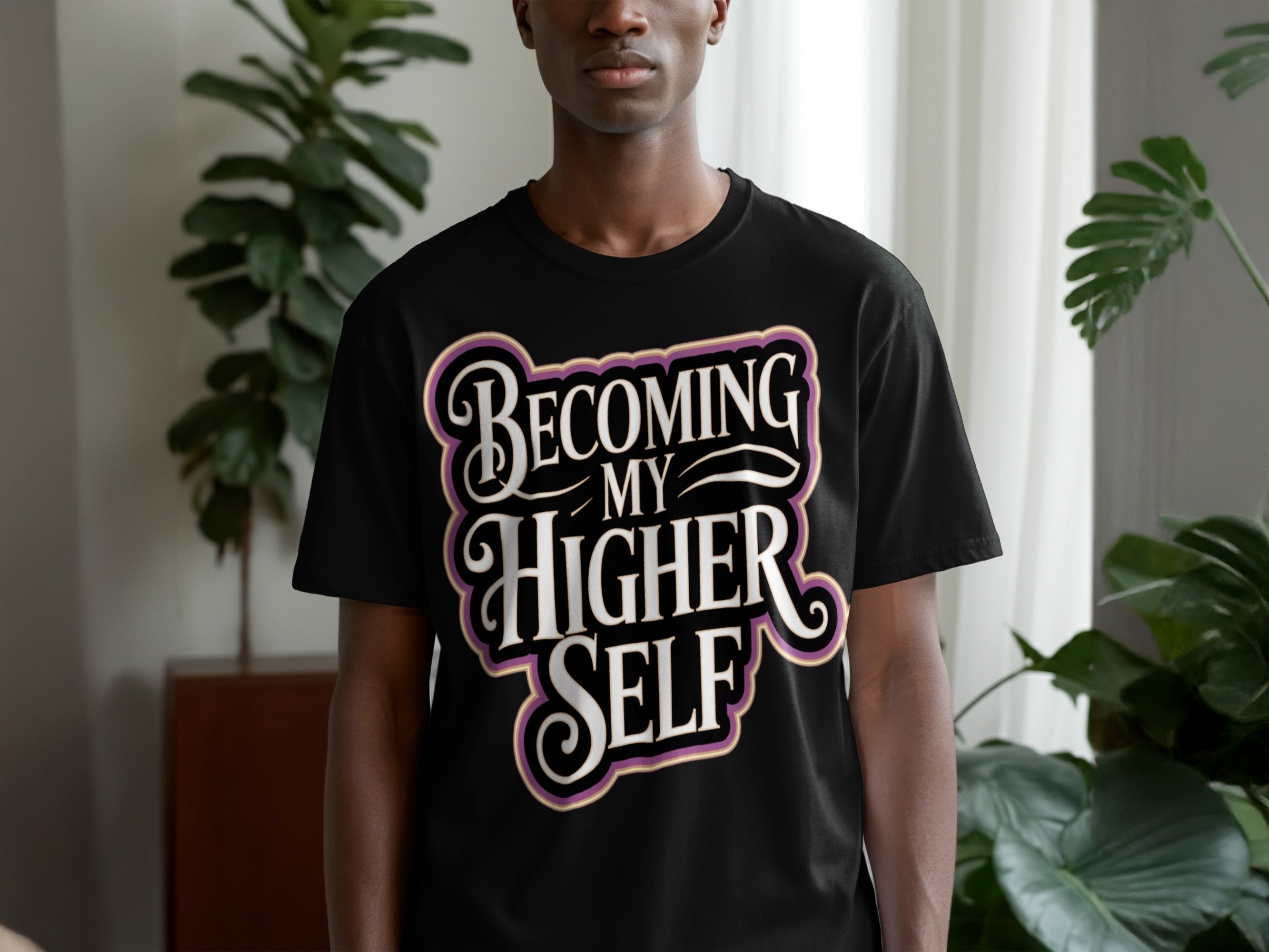Becoming My Higher Self Motivational T-shirt