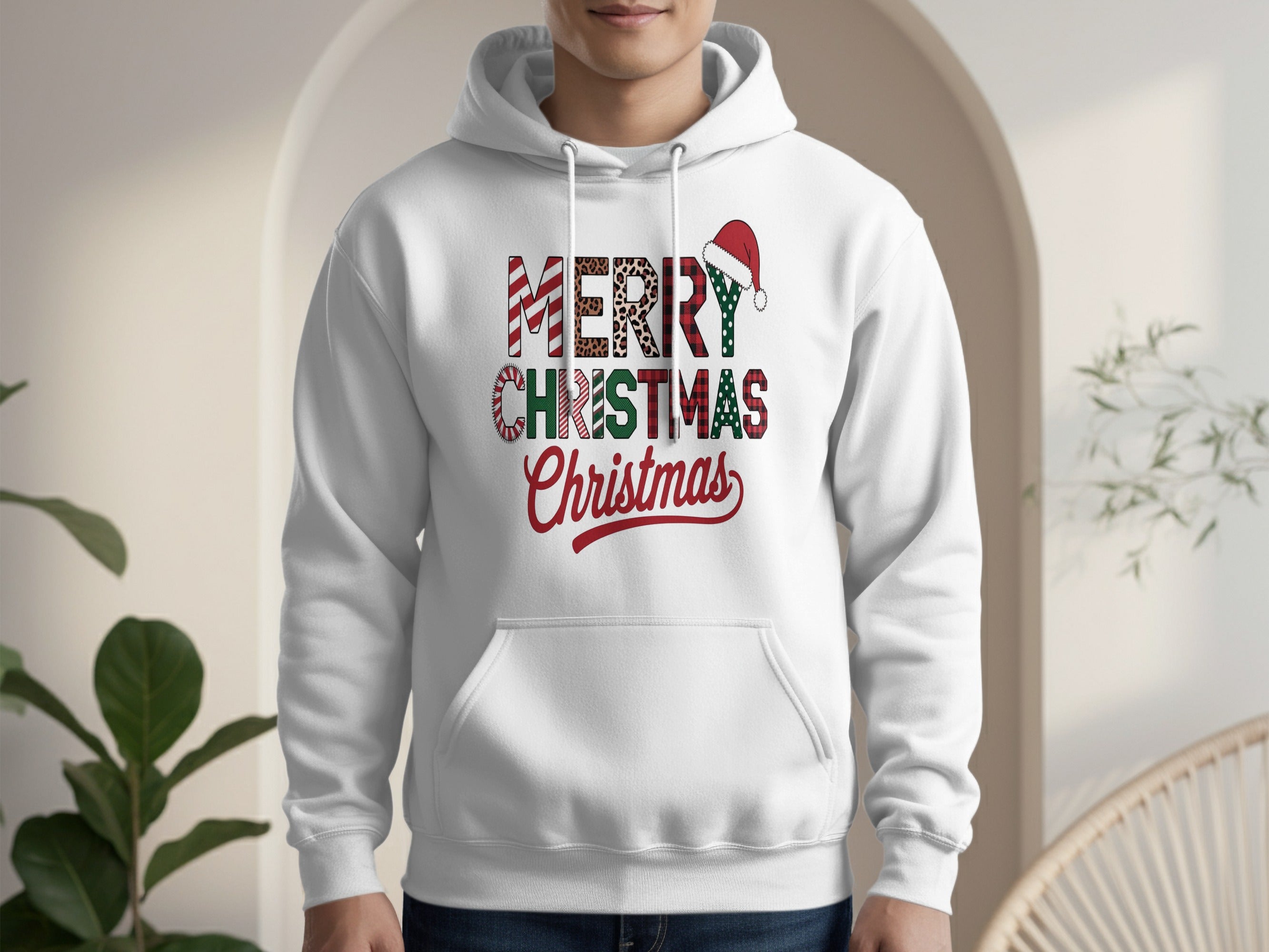 Festive Merry Christmas Holiday Hoodie for Celebrations