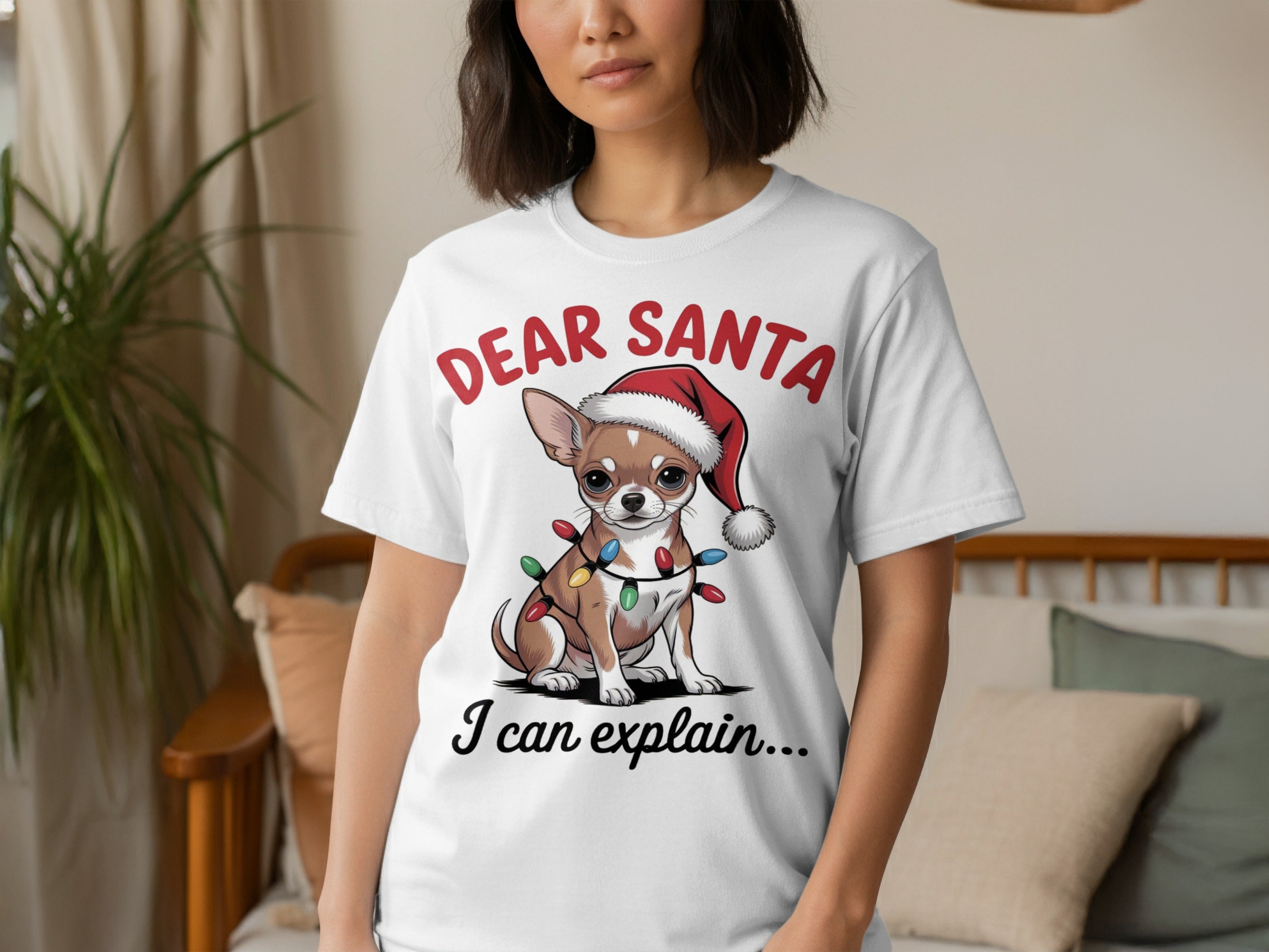 Dear Santa I Can Explain Christmas Chihuahua Shirt
