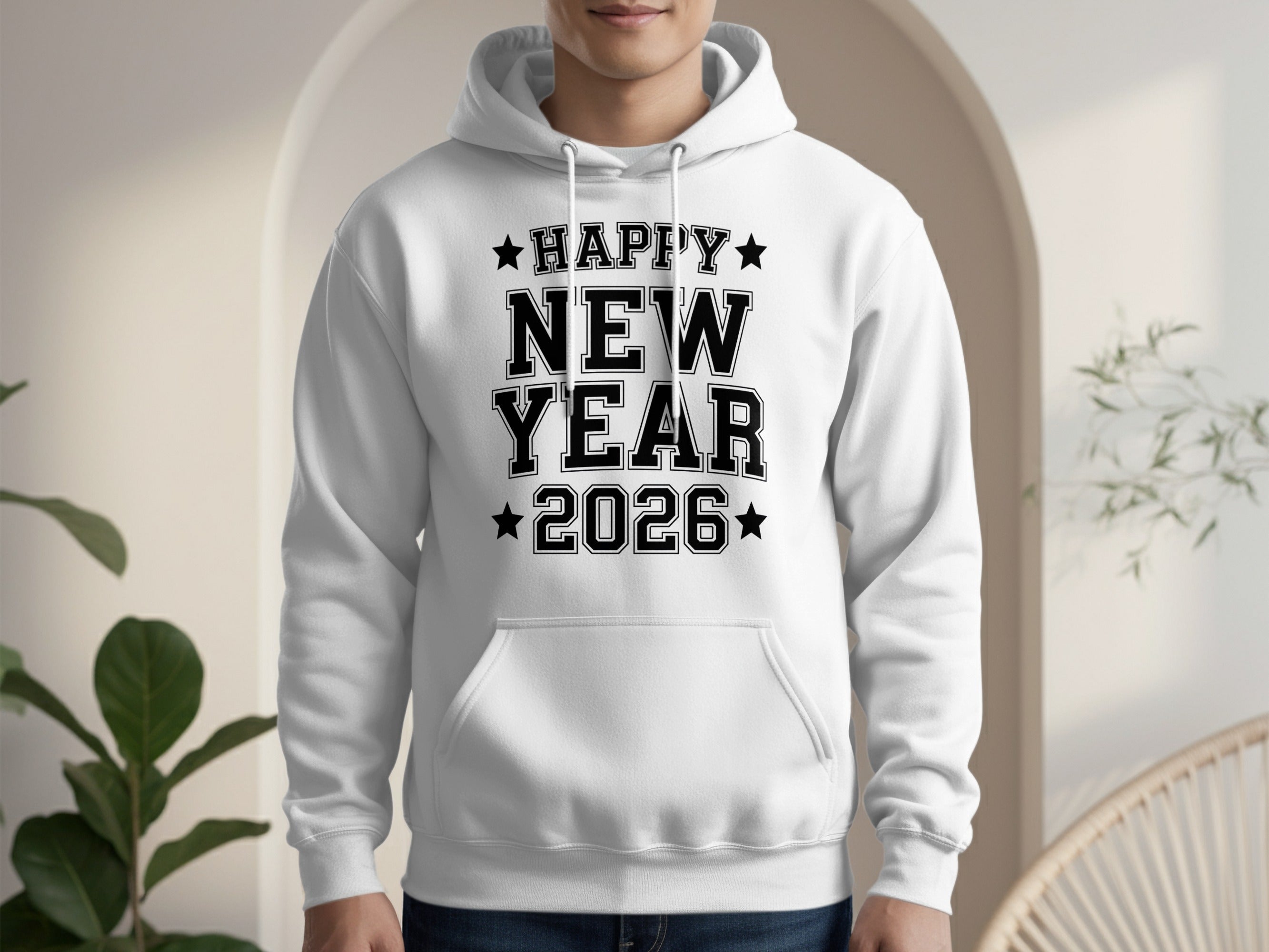 Happy New Year 2026 Printed Hoodie Product