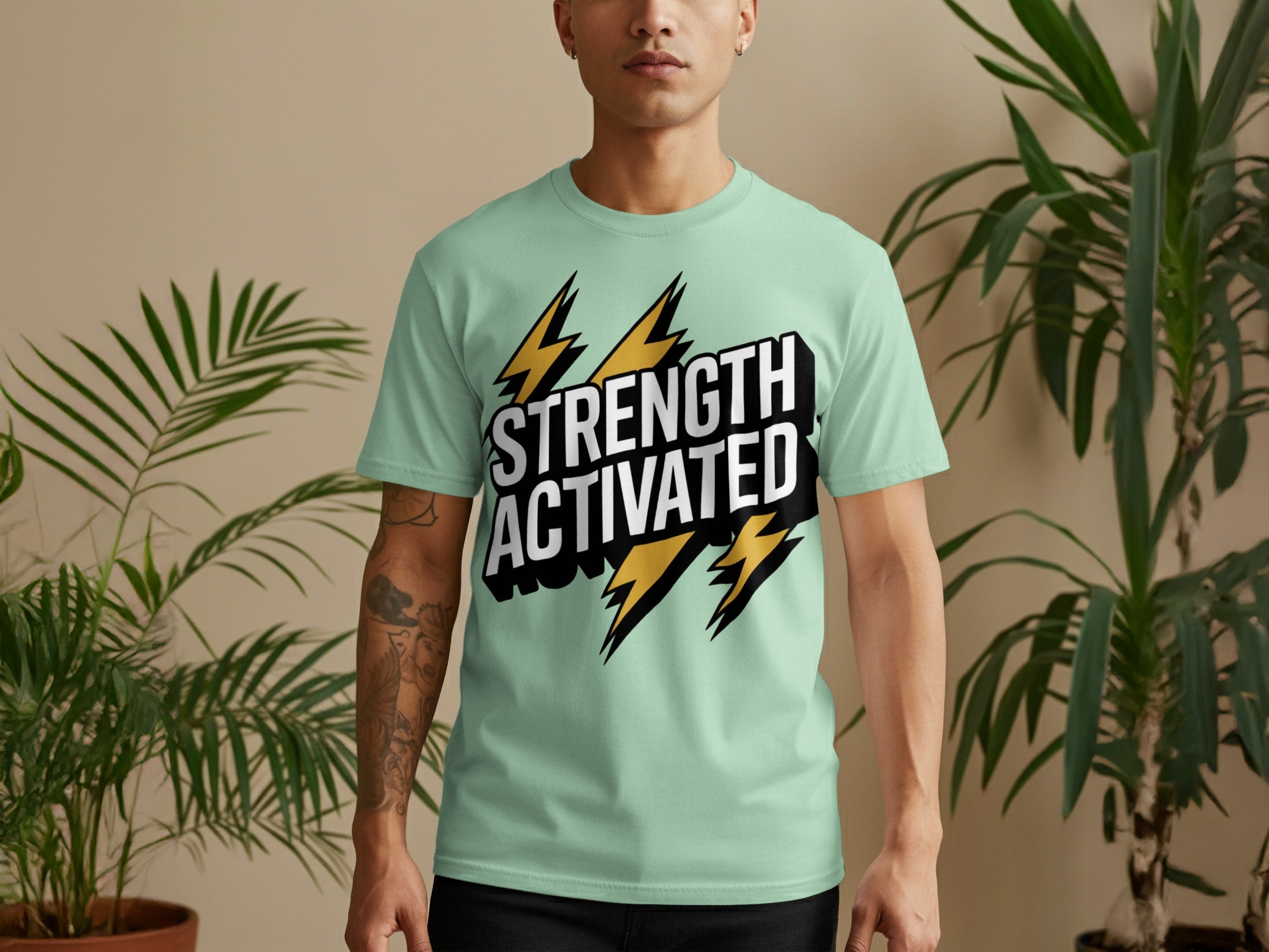 Strength Activated Graphic T-shirt Vibrant and Bold