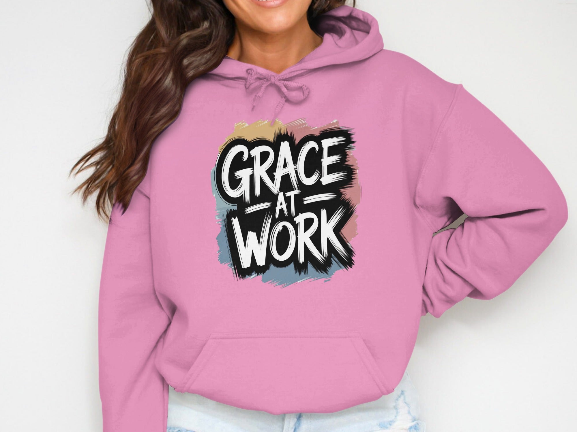 Grace at Work Graphic Hoodie for Casual Wear