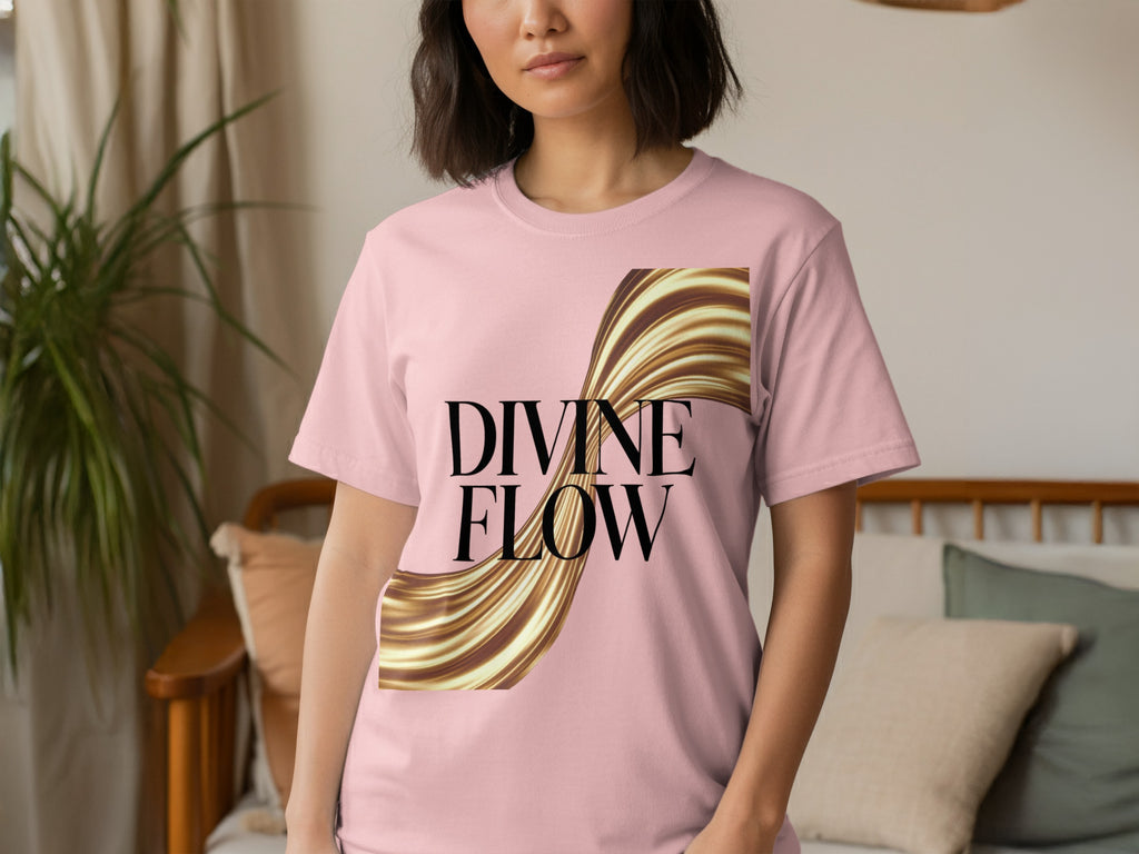 Divine Flow Graphic Shirt with Modern Design