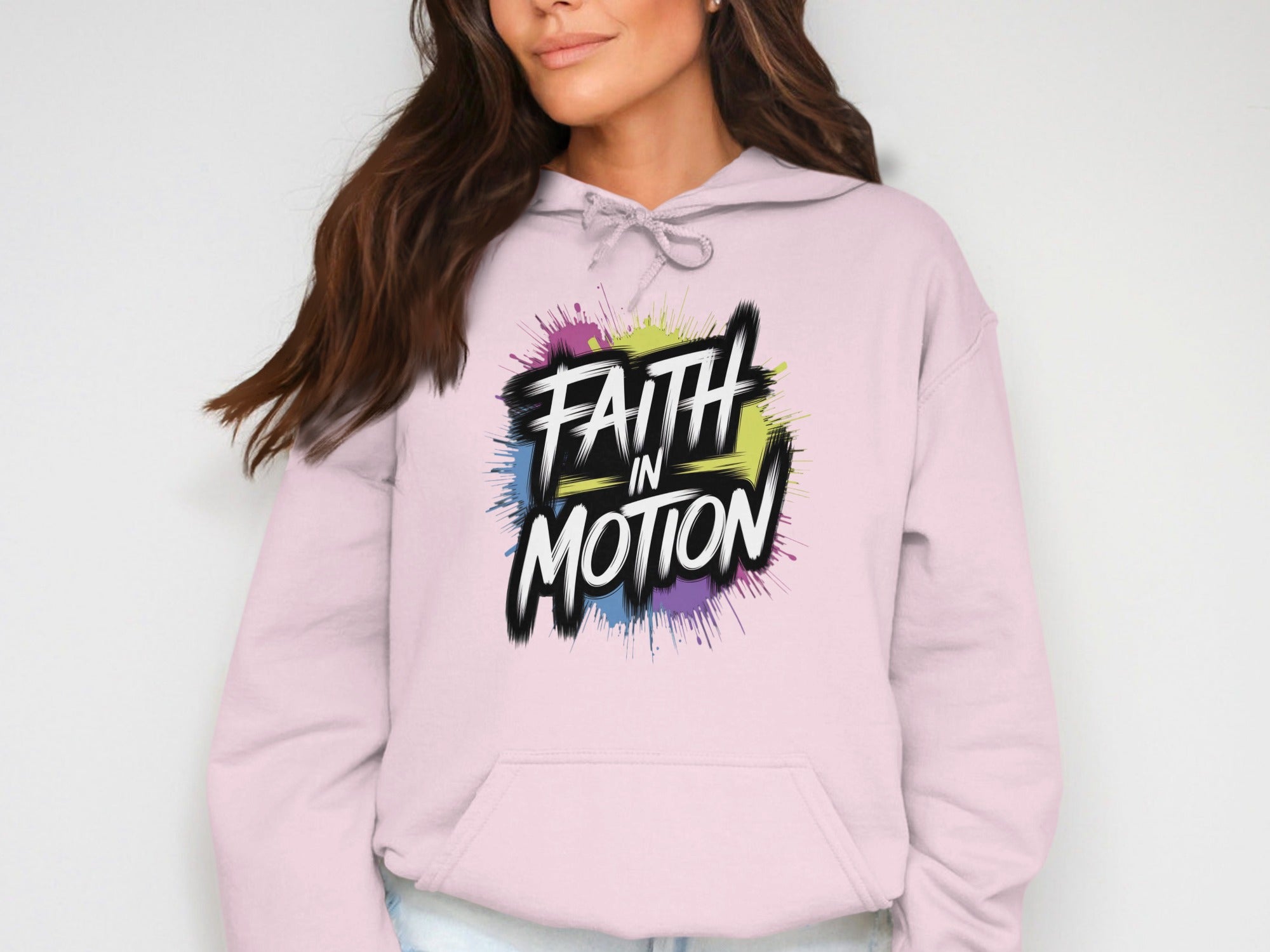 Faith In Motion Graphic Pullover Hoodie
