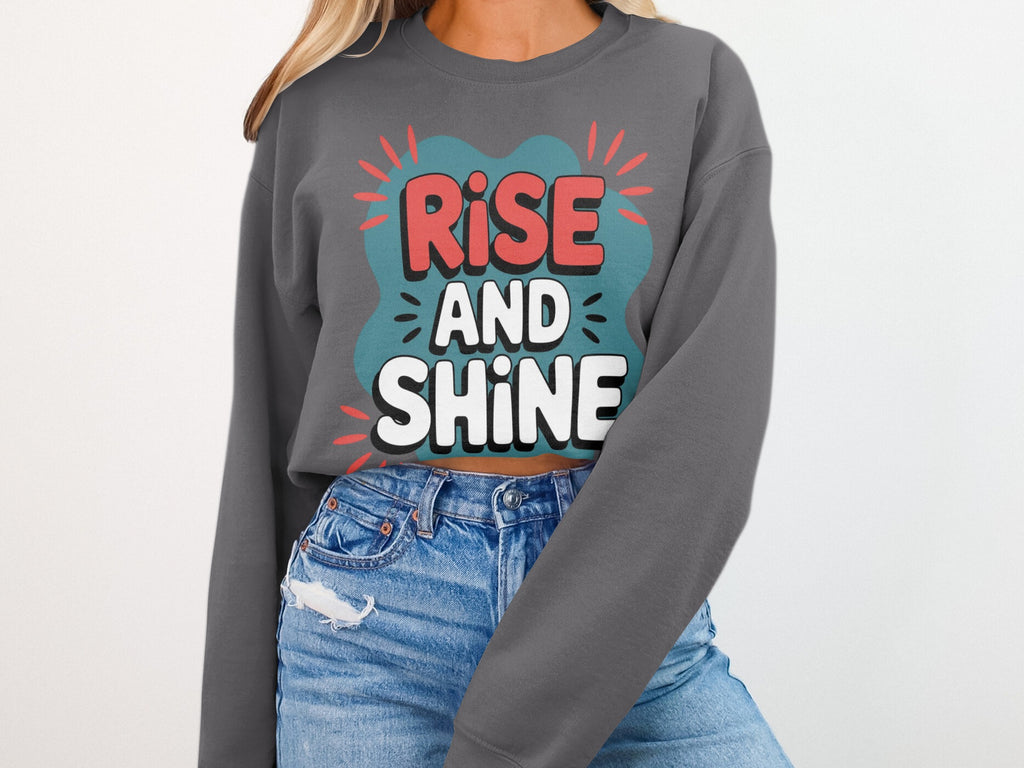 Rise and Shine Graphic Sweatshirt Top fashion