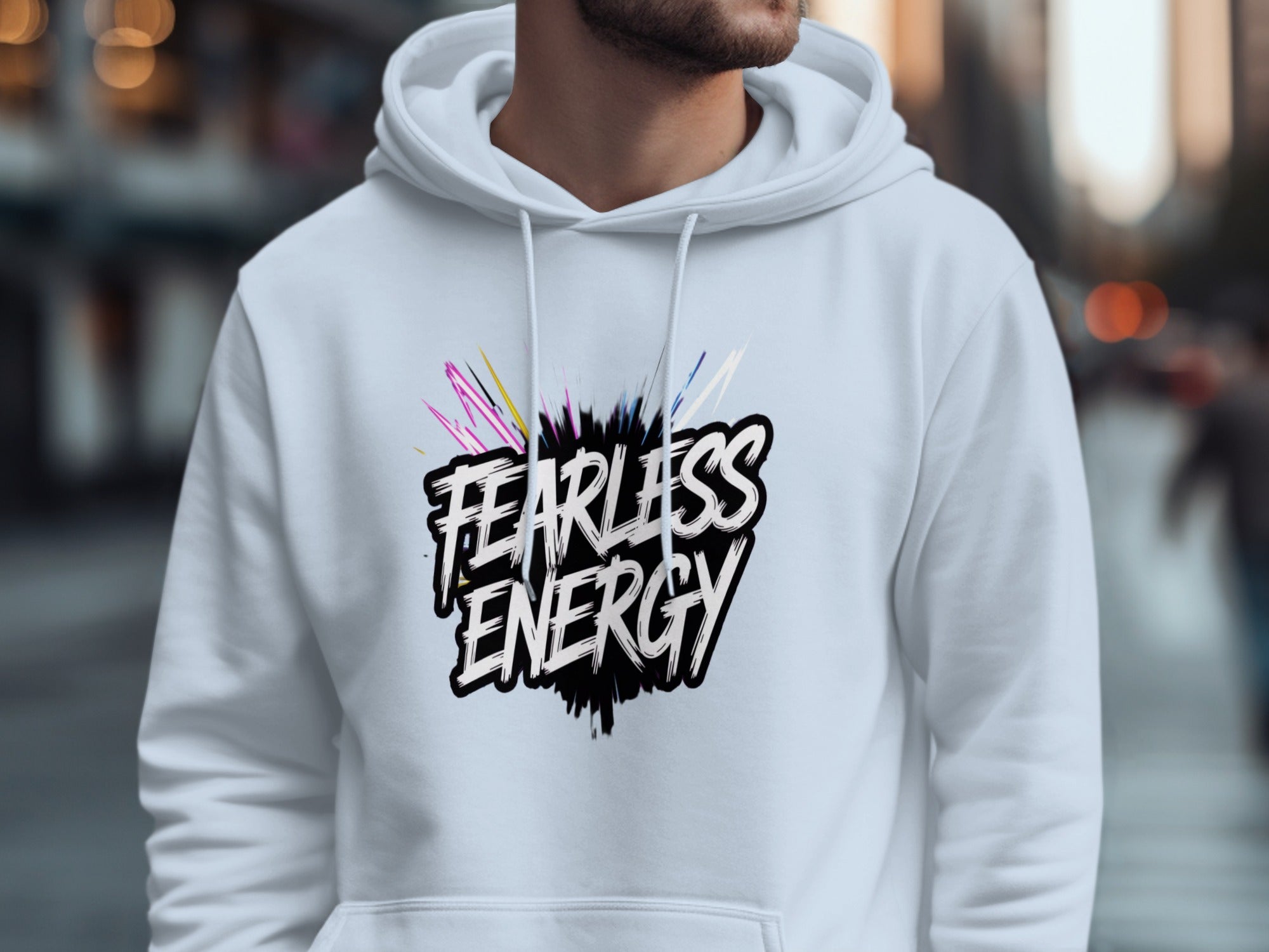 Fearless Energy Hoodie Bold Streetwear Fashion Apparel