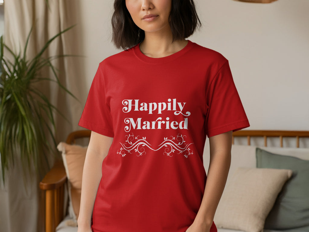 Happily Married Graphic Tee Inspirational Product
