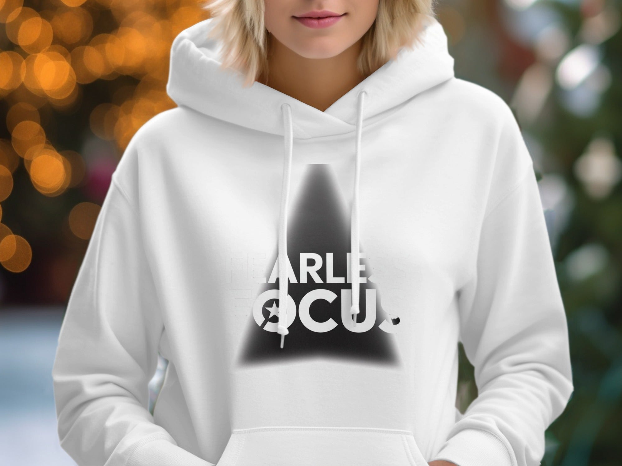 Unique Fearless Focus Design Hoodie Product
