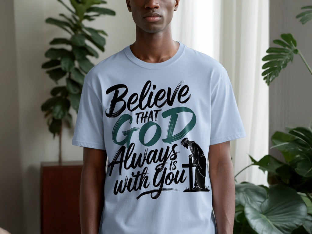 Believe God Always is with You inspirational product